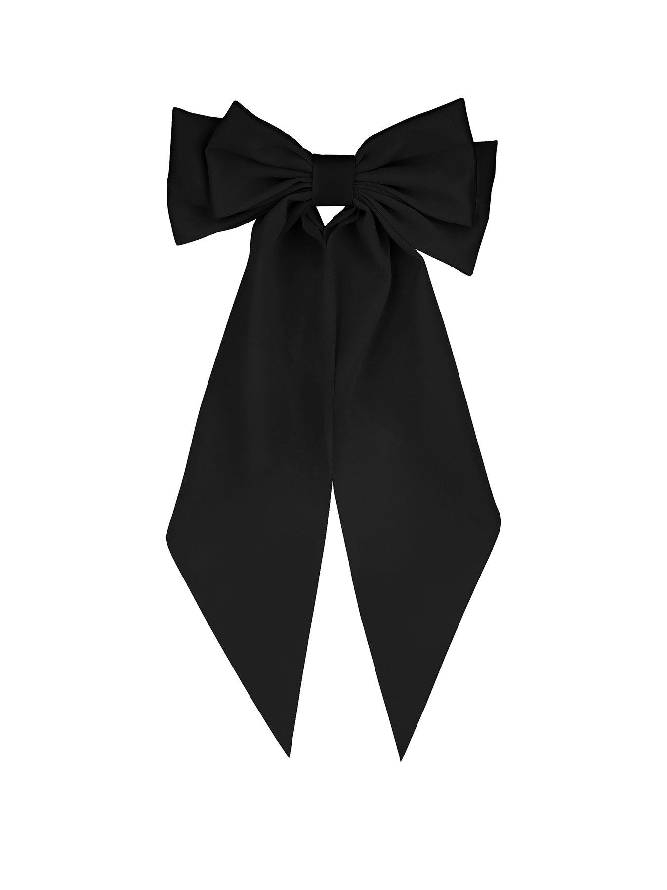 undefined Jon Richard Black Satin Bow