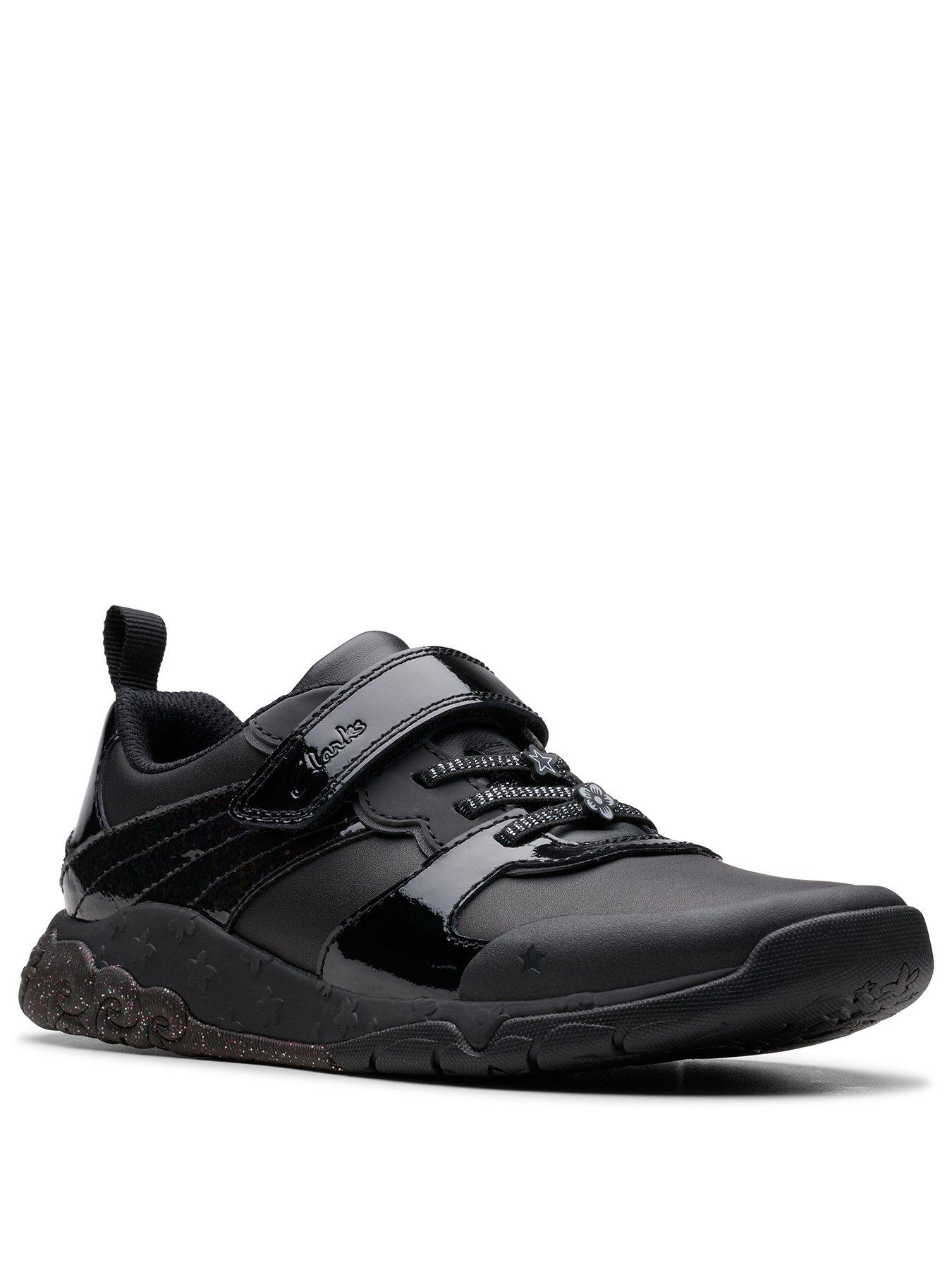 clarks-kids-tidal-flare-lace-school-trainerstillFront