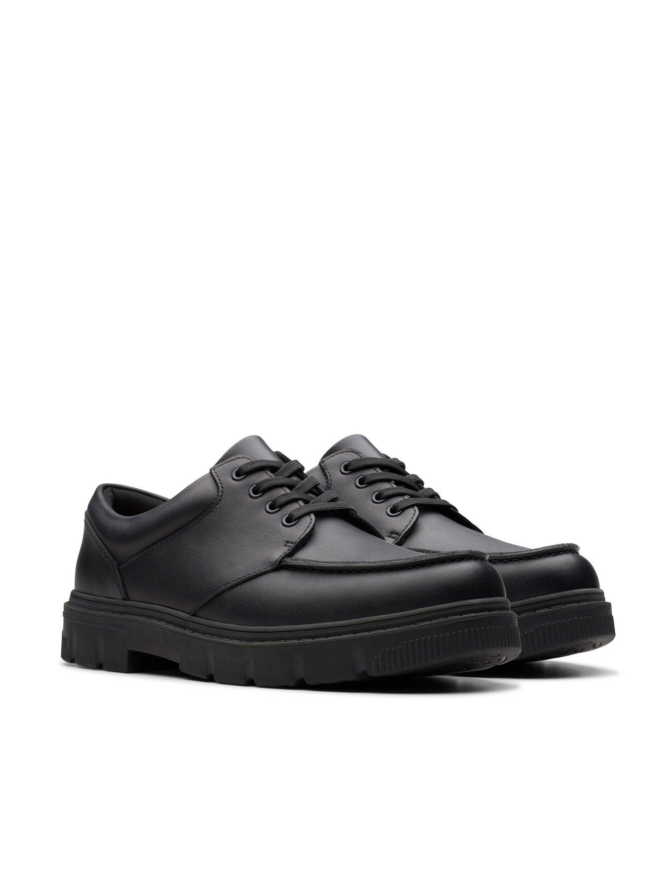 Image 6 of 6 of Clarks Youth Lorcam Edge Lace Leather School Shoe