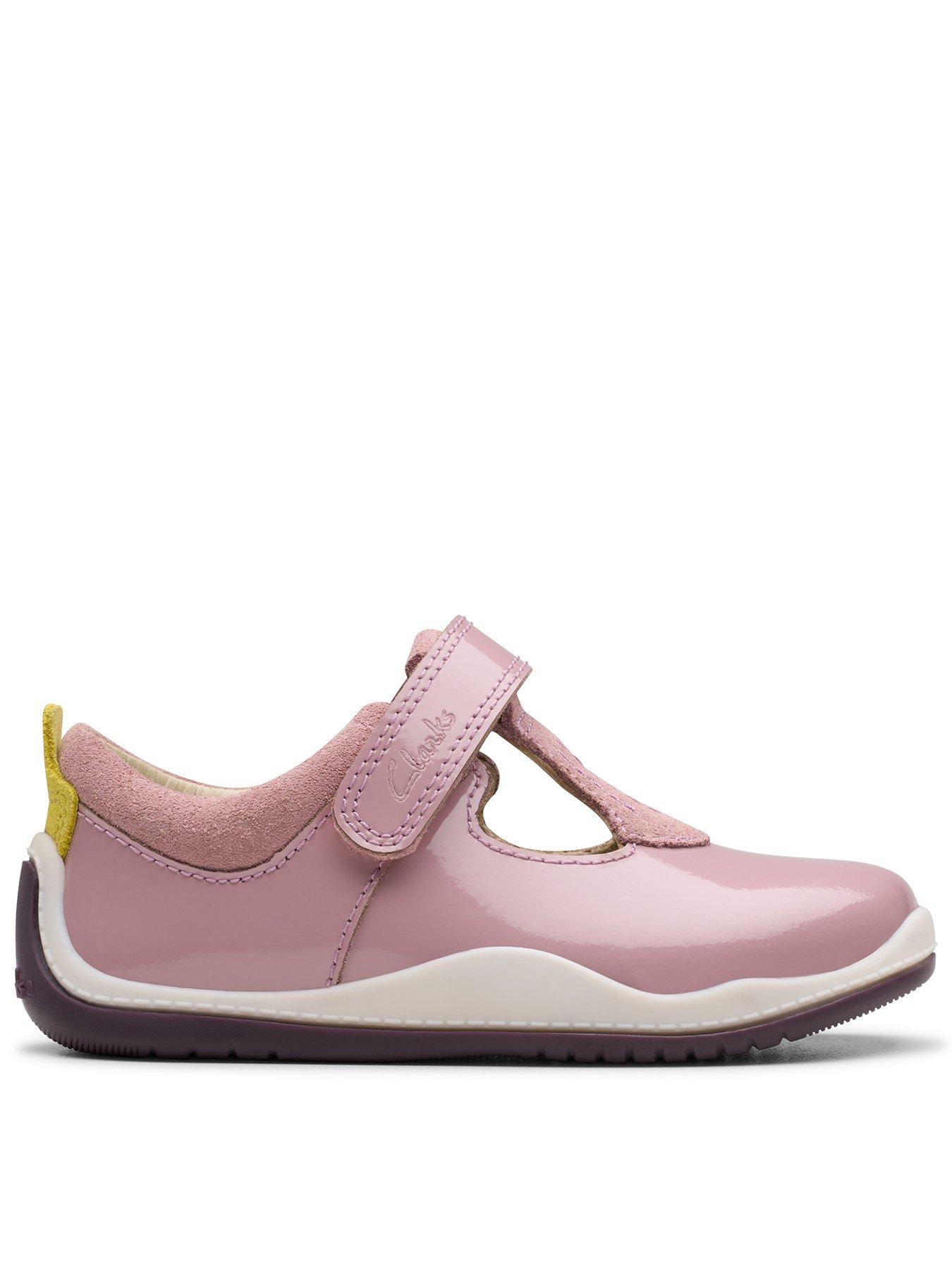 Image 1 of 7 of Clarks Toddler First Noodle Bright Tbar Shoe