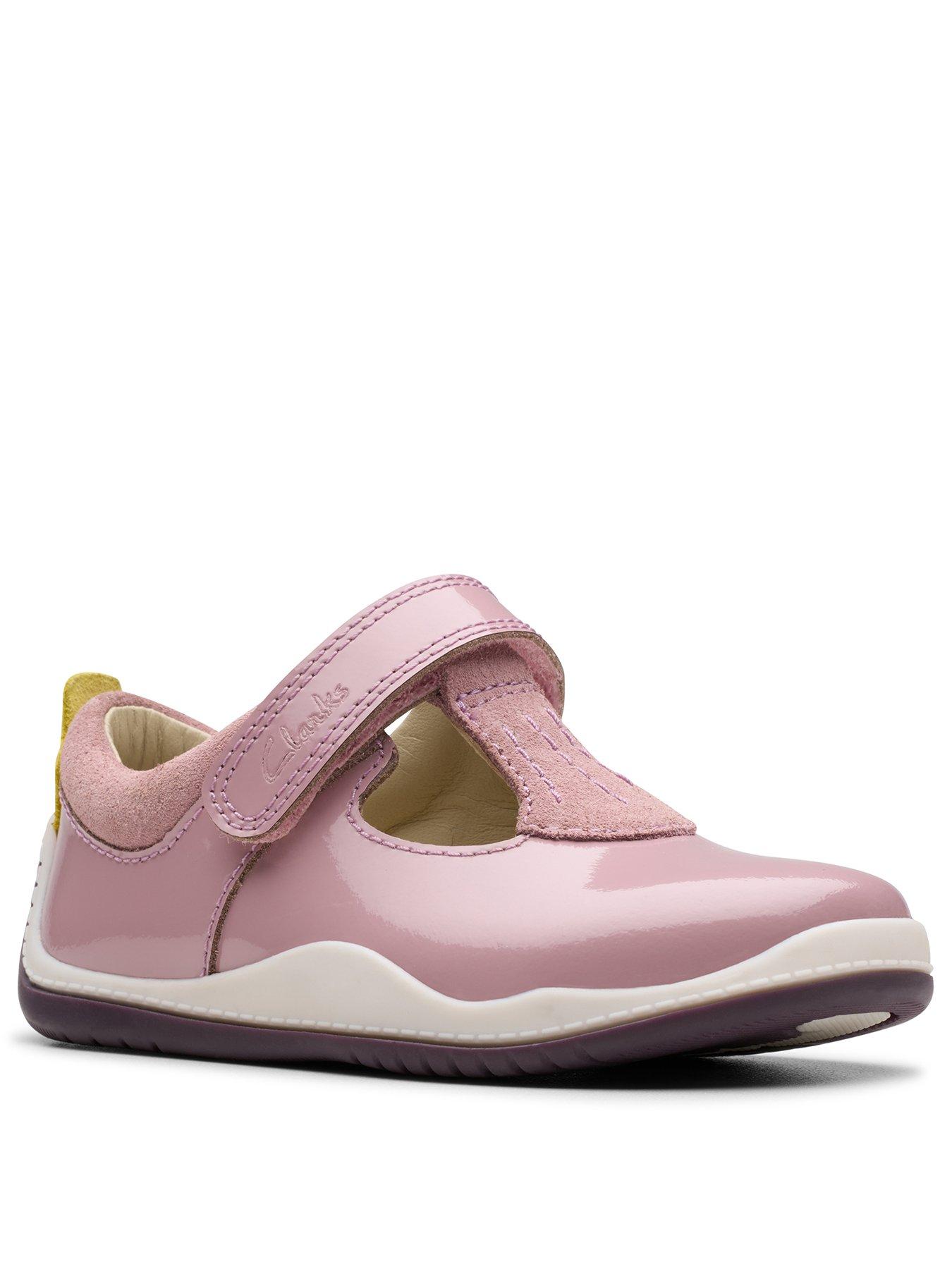 Image 2 of 7 of Clarks Toddler First Noodle Bright Tbar Shoe
