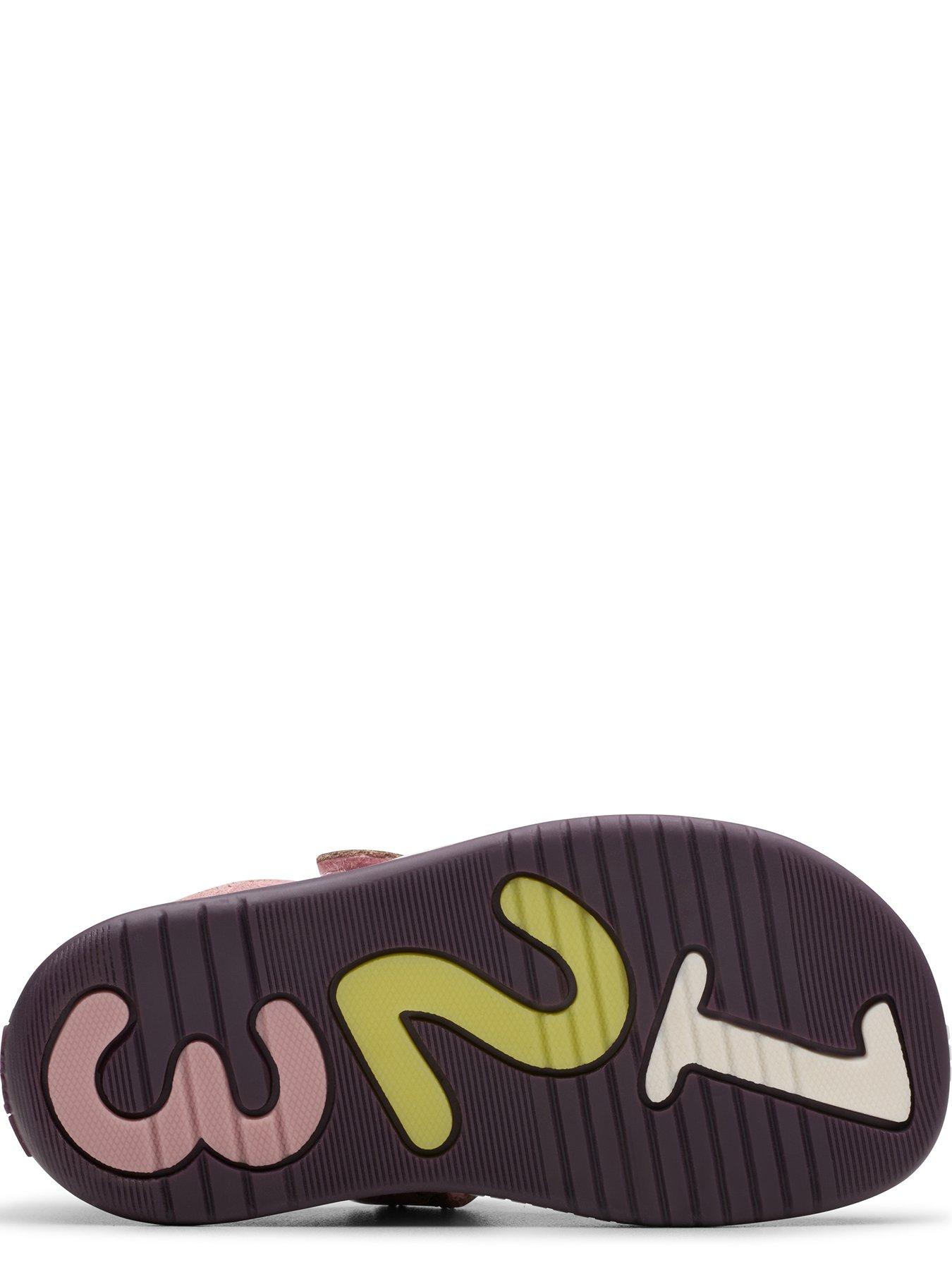 Image 5 of 7 of Clarks Toddler First Noodle Bright Tbar Shoe