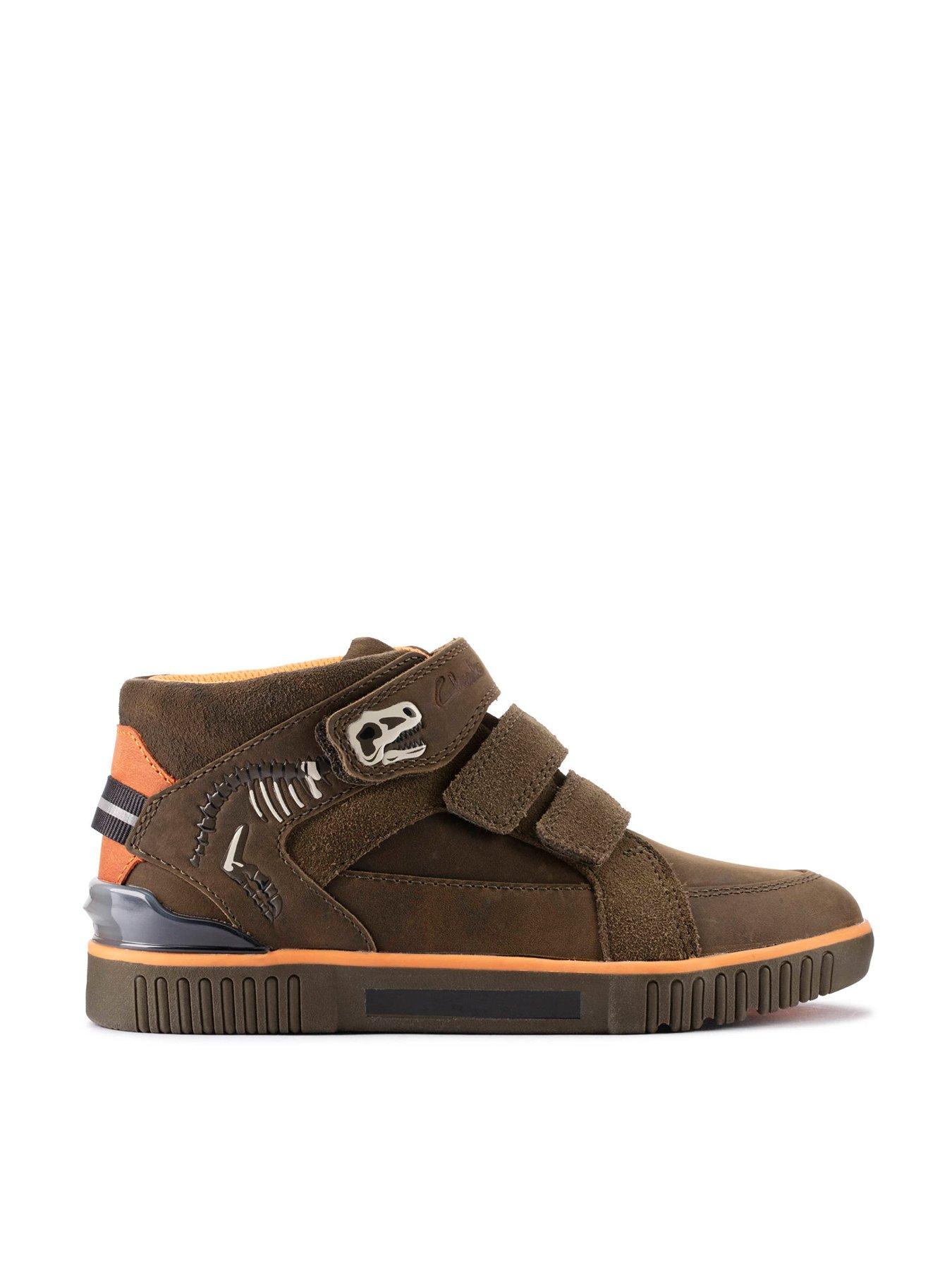 Image 1 of 1 of Clarks Kids Oslo Play Dino Strap Boot