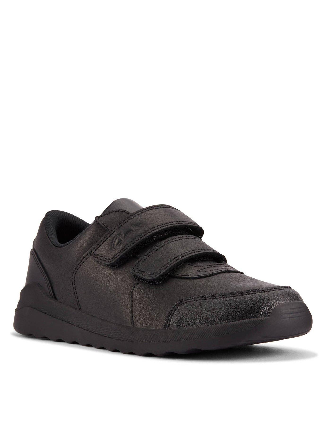Image 2 of 6 of Clarks Kids Daze Step 2  Double Strap Leather School Shoe