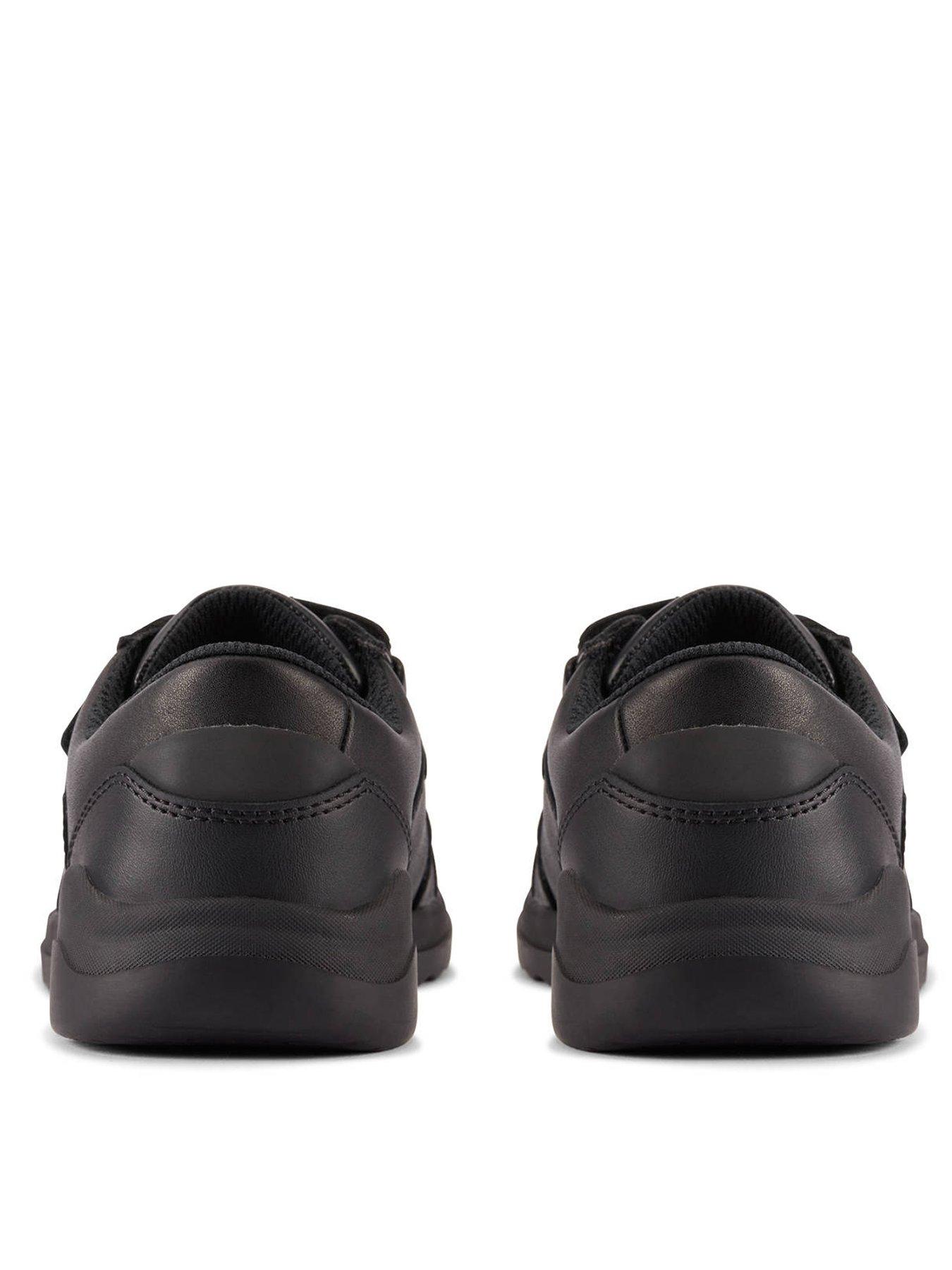 Image 3 of 6 of Clarks Kids Daze Step 2  Double Strap Leather School Shoe