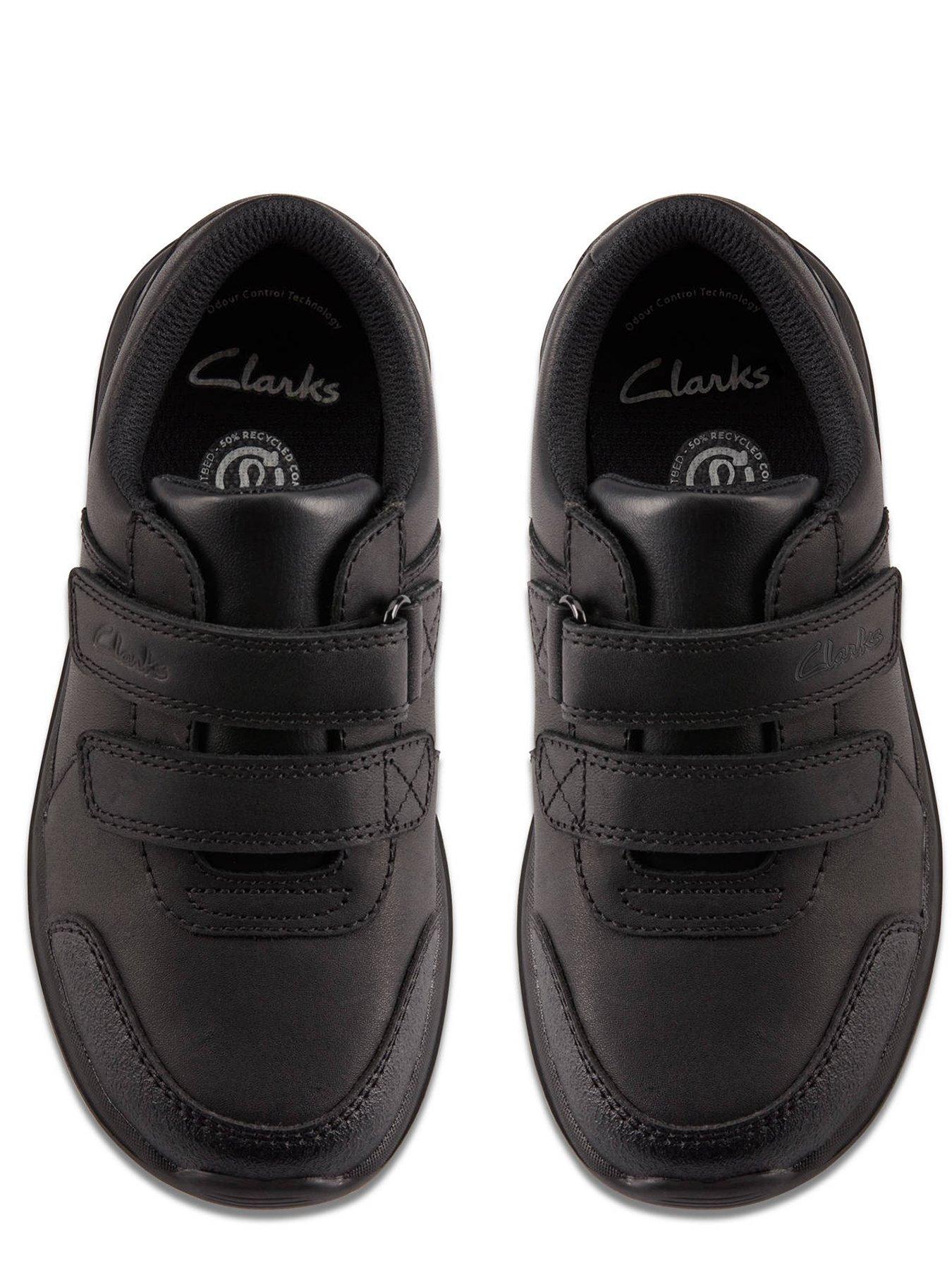 Image 4 of 6 of Clarks Kids Daze Step 2  Double Strap Leather School Shoe