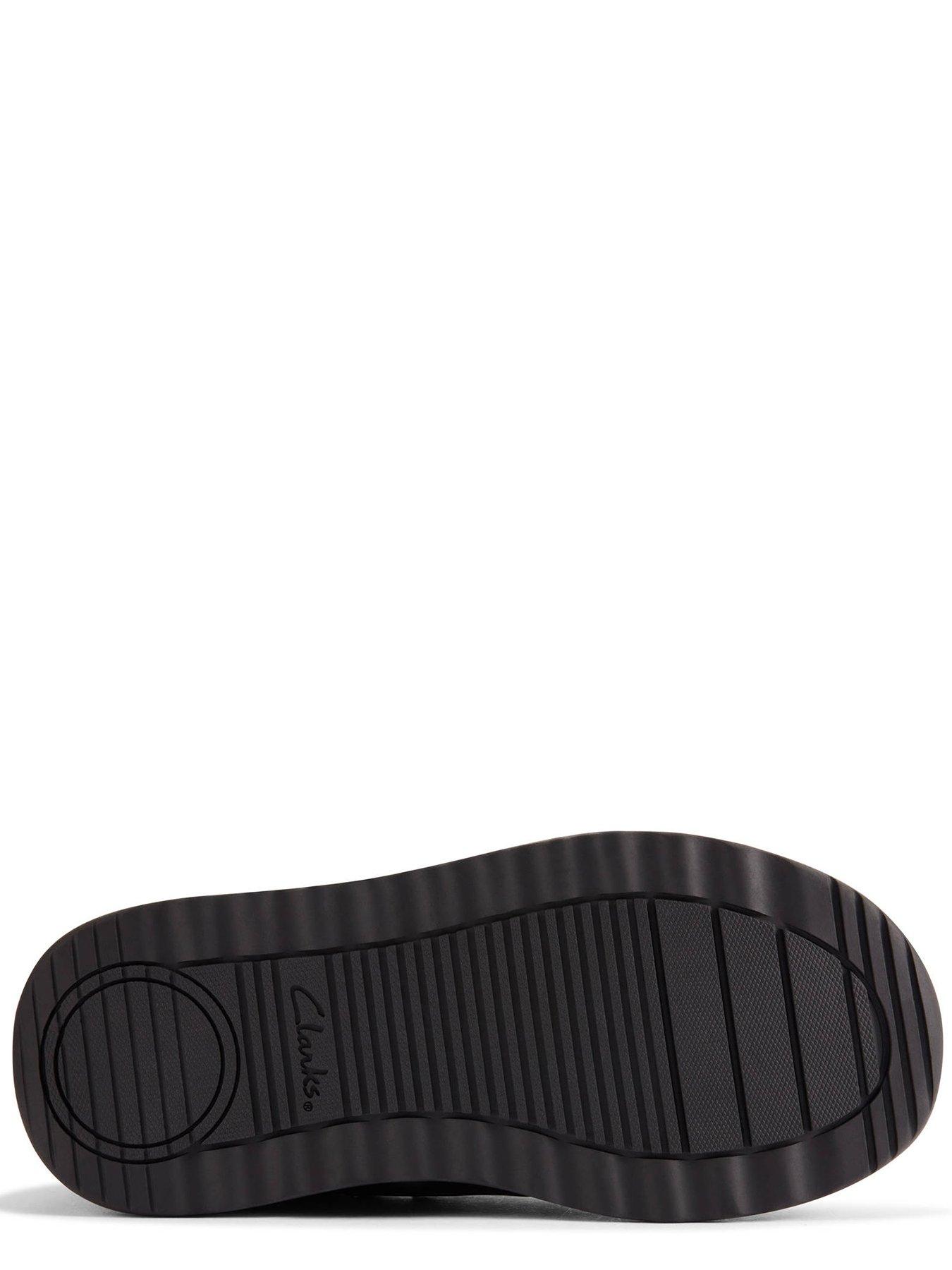 Image 5 of 6 of Clarks Kids Daze Step 2  Double Strap Leather School Shoe