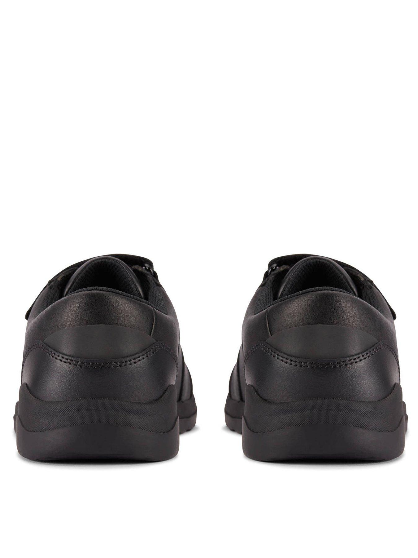 Image 3 of 6 of Clarks Youth Daze Step 2 Triple Strap Leather Shoe - Black