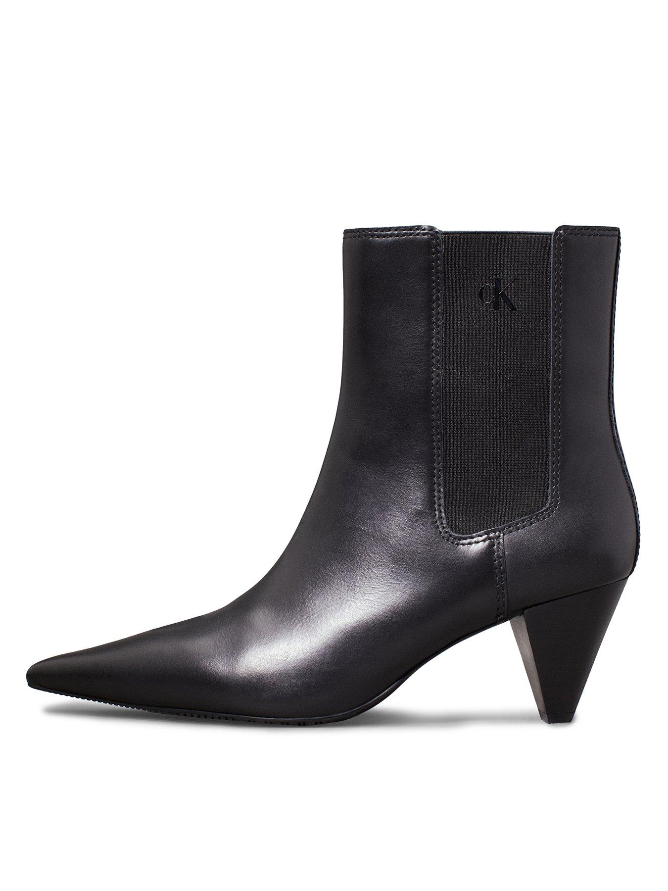 calvin-klein-jeans-pointed-heel-ankle-boots-black