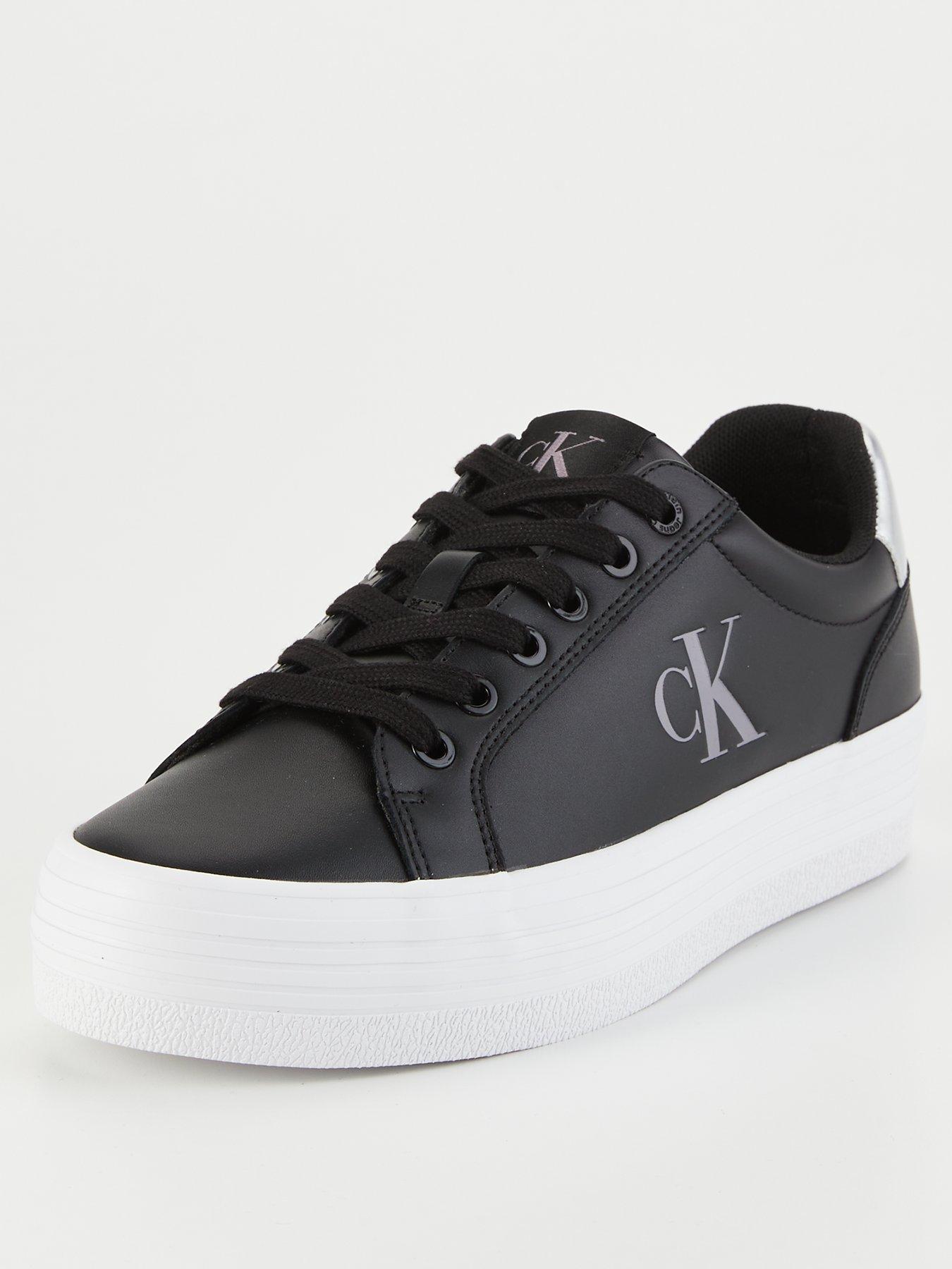 calvin-klein-jeans-flatform-lace-up-leather-trainers-blackstillFront