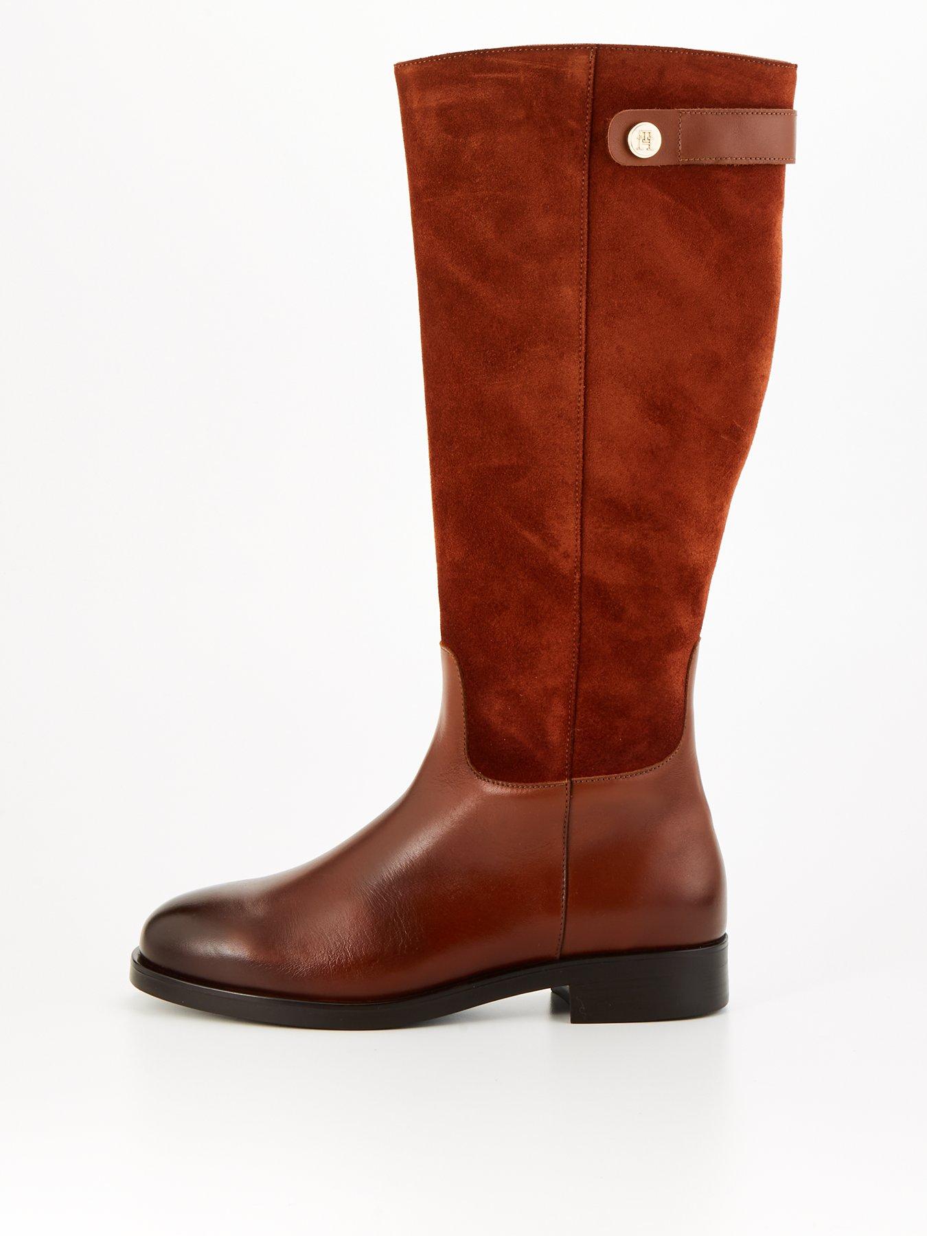 tommy-hilfiger-leather-riding-boots-brown