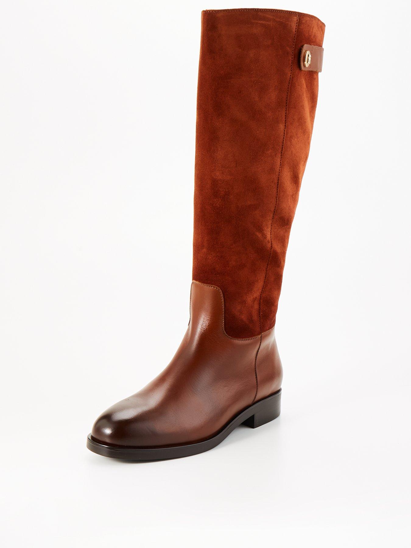 tommy-hilfiger-leather-riding-boots-brownstillFront