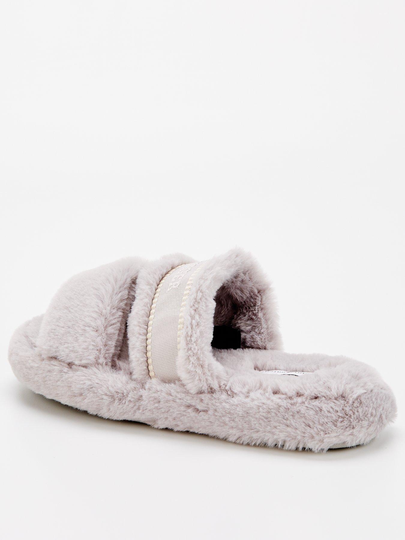 tommy-hilfiger-faux-fur-slip-on-slippers-greyback