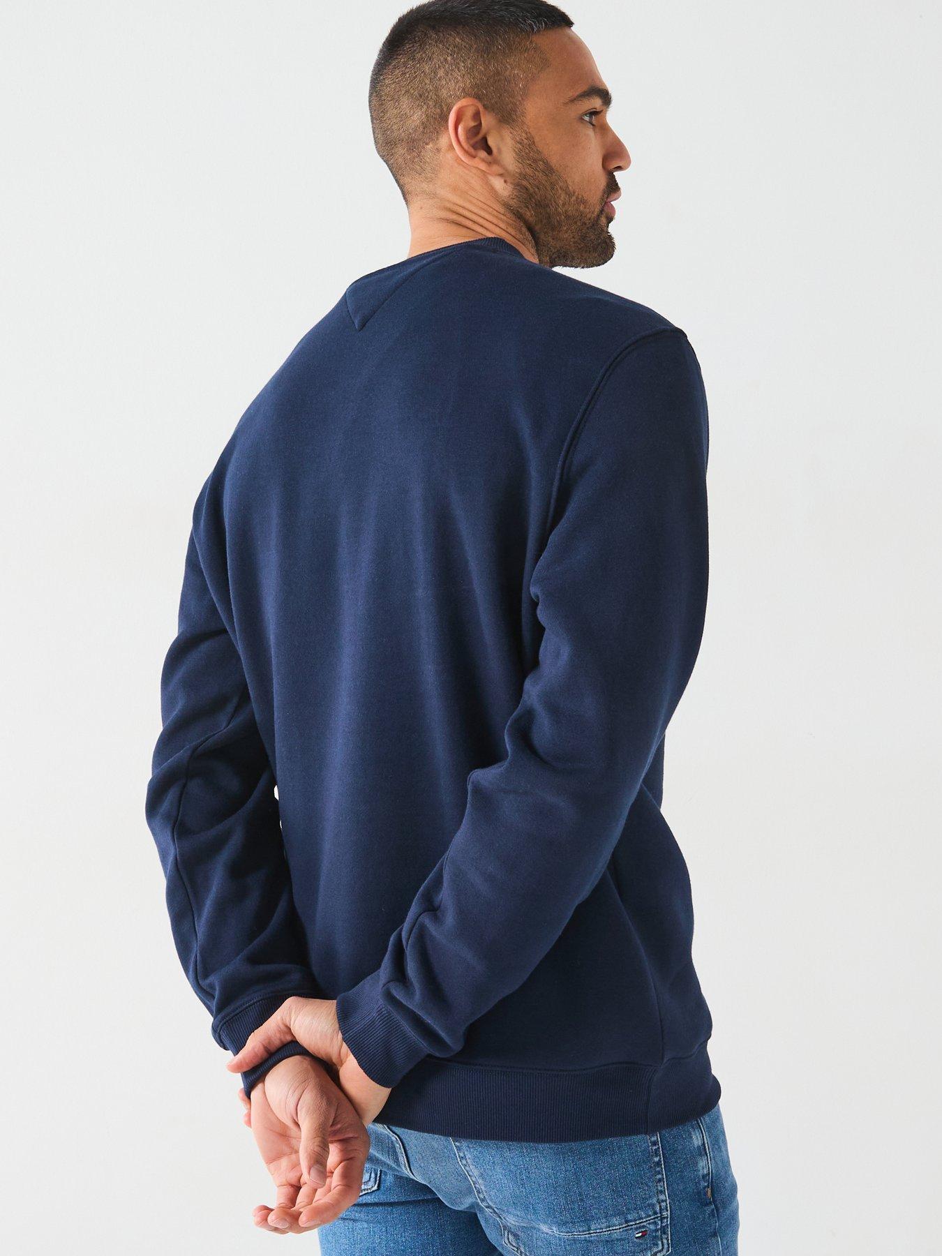 tommy-jeans-regular-fit-small-left-chest-flag-crew-sweat-navystillFront