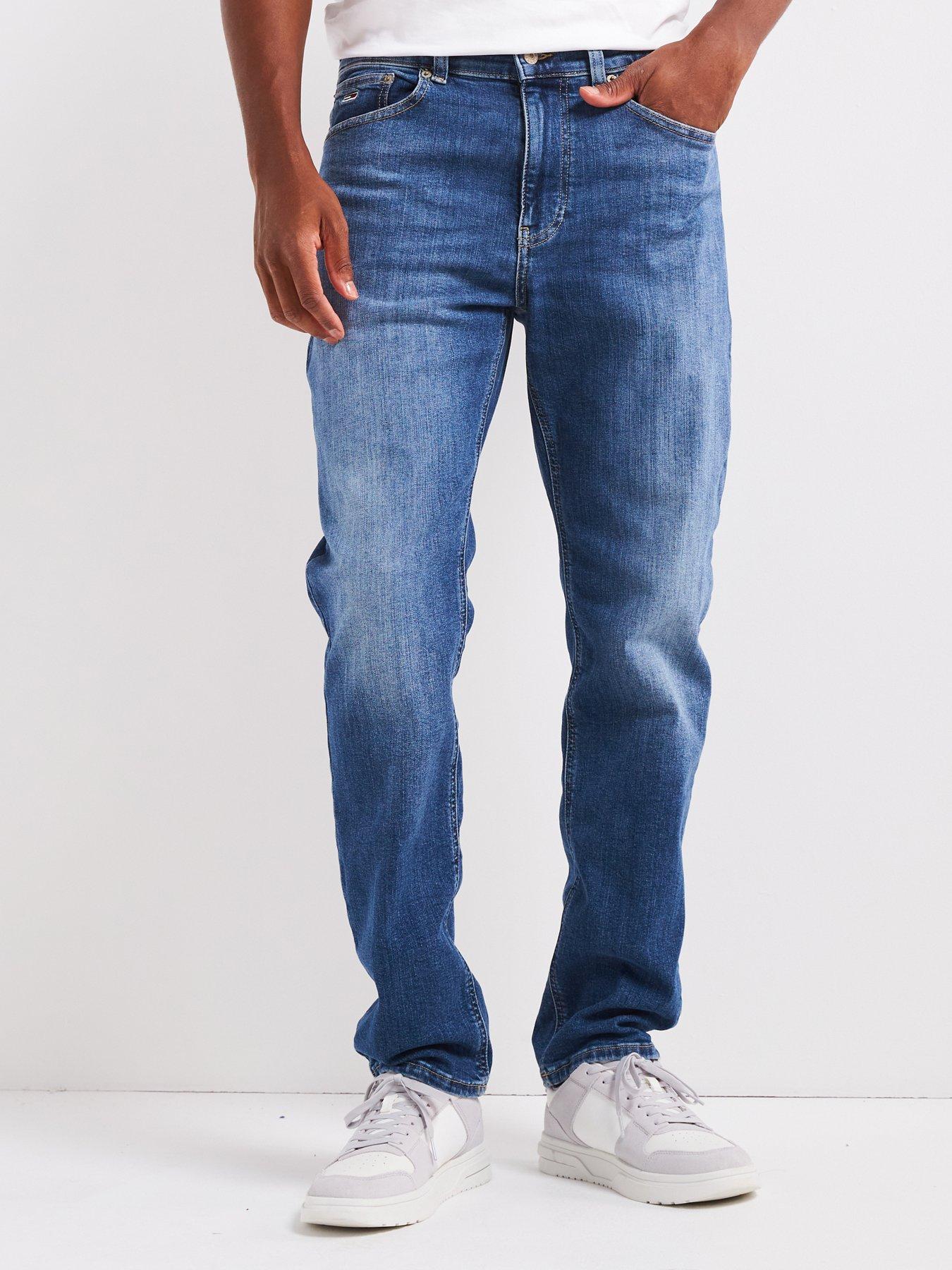 undefined Ryan Straight Fit Stretch Jeans - Blue