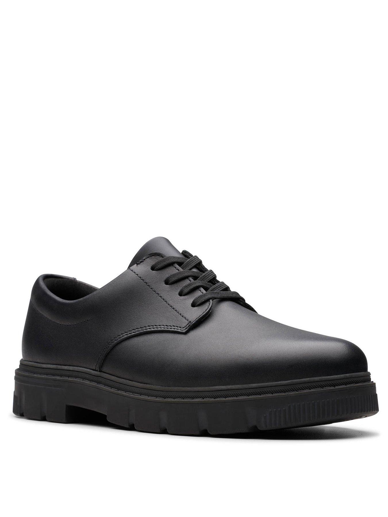 Image 2 of 6 of Clarks Youth Lorcam Loop Lace Leather School Shoe