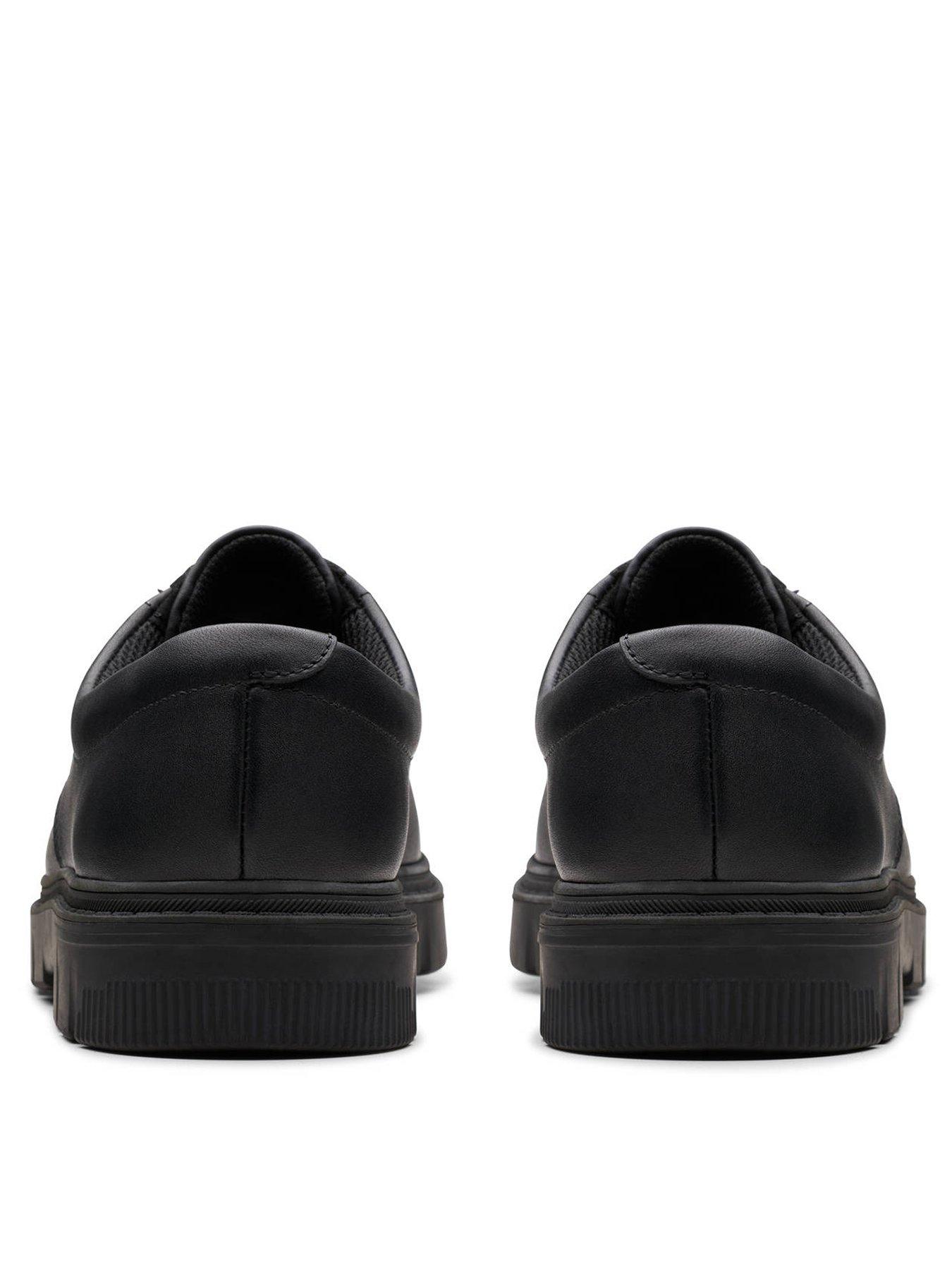 Image 3 of 6 of Clarks Youth Lorcam Loop Lace Leather School Shoe