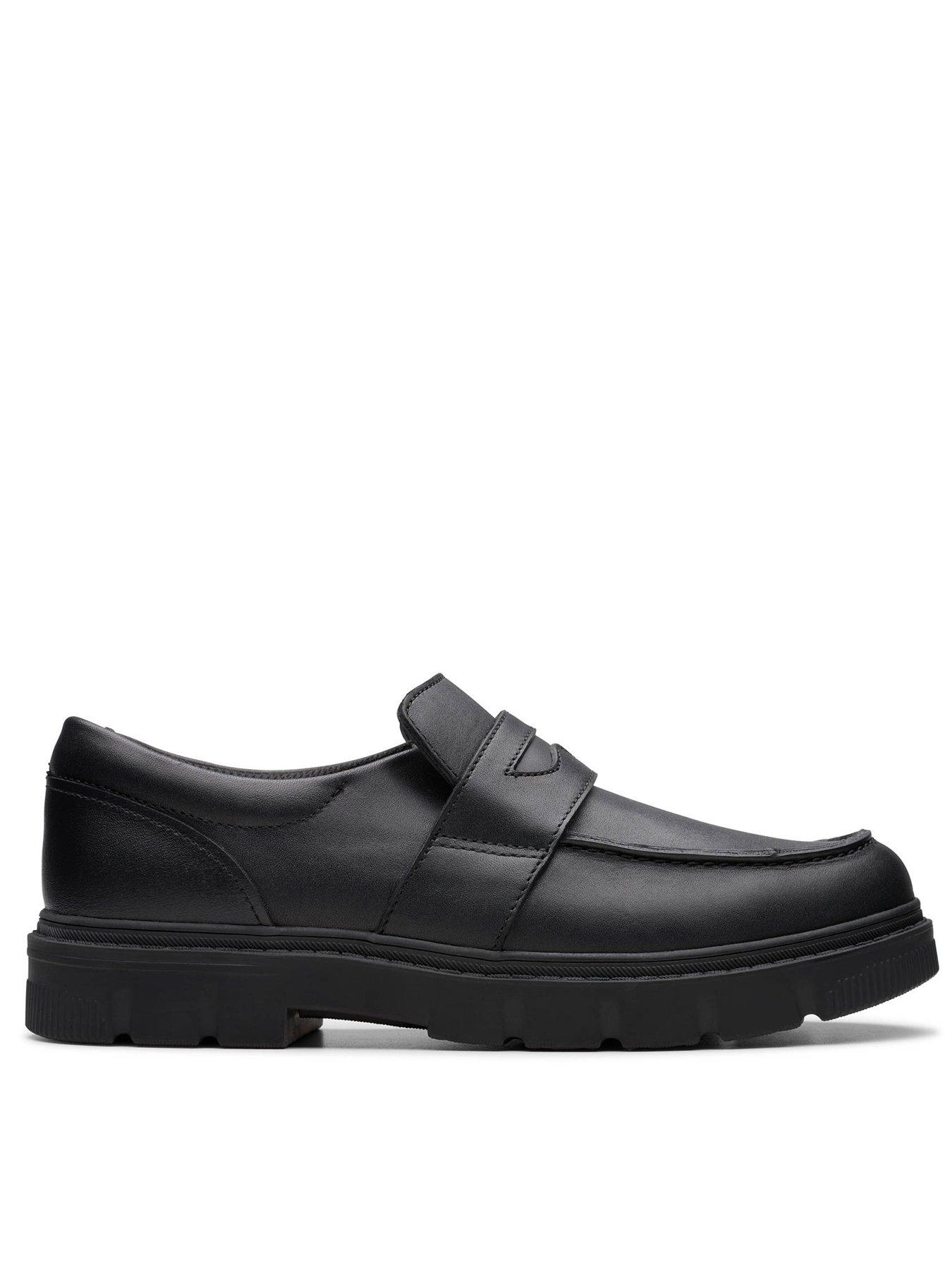 clarks-youth-lorcam-craft-slip-on-leather-school-shoe-black