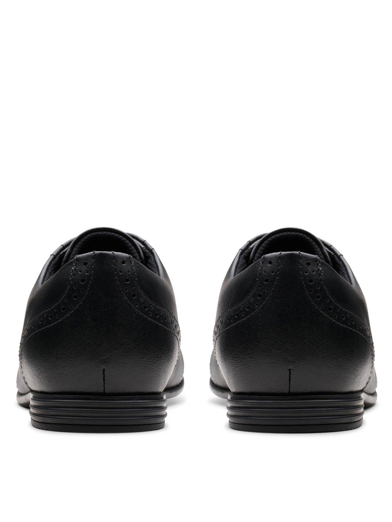 Image 3 of 7 of Clarks Youth Finjabrogue Lace Leather School Shoe