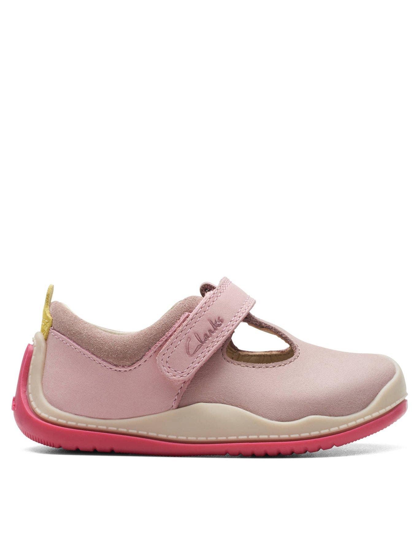 Image of Clarks Clarks First Roller Bright Leather Baby Shoe