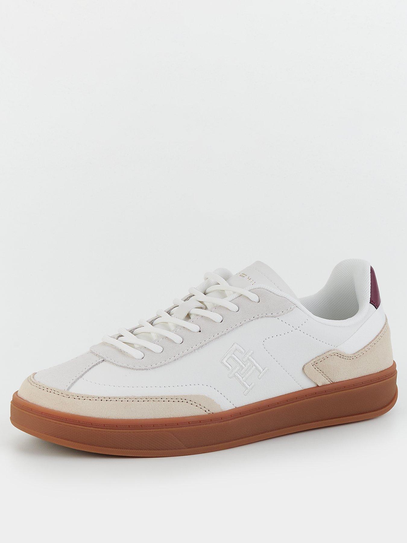 tommy-hilfiger-heritage-court-leather-trainers-beigestillFront