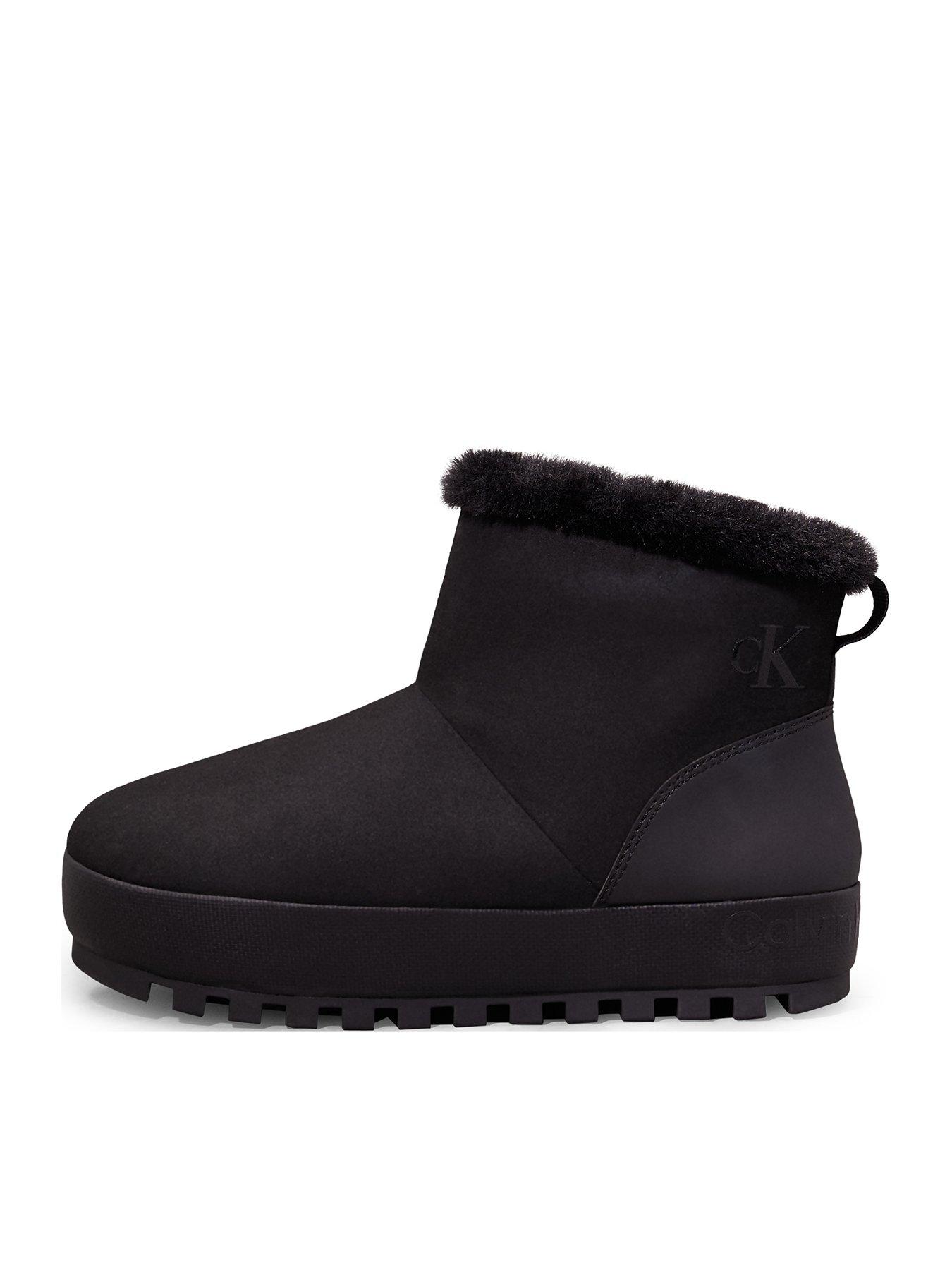 calvin-klein-jeans-fleece-lined-slipper-boots-black