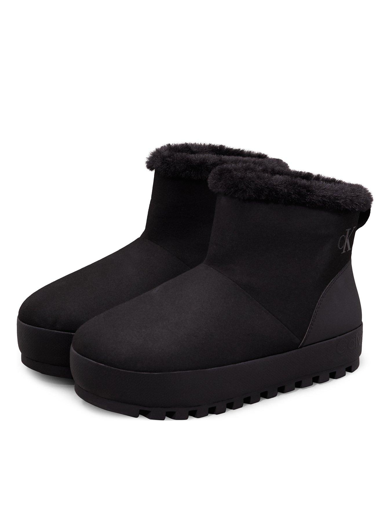 calvin-klein-jeans-fleece-lined-slipper-boots-blackstillFront