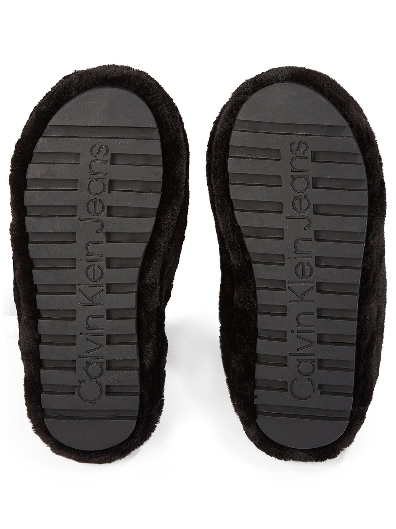 Image 5 of 6 of Calvin Klein Jeans Mule Slippers - Black