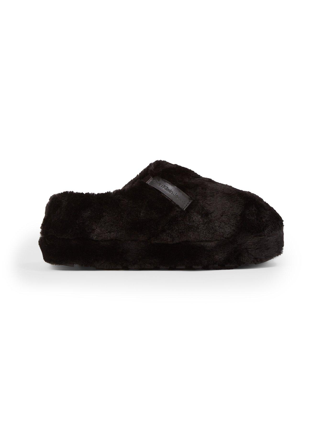 Image 6 of 6 of Calvin Klein Jeans Mule Slippers - Black