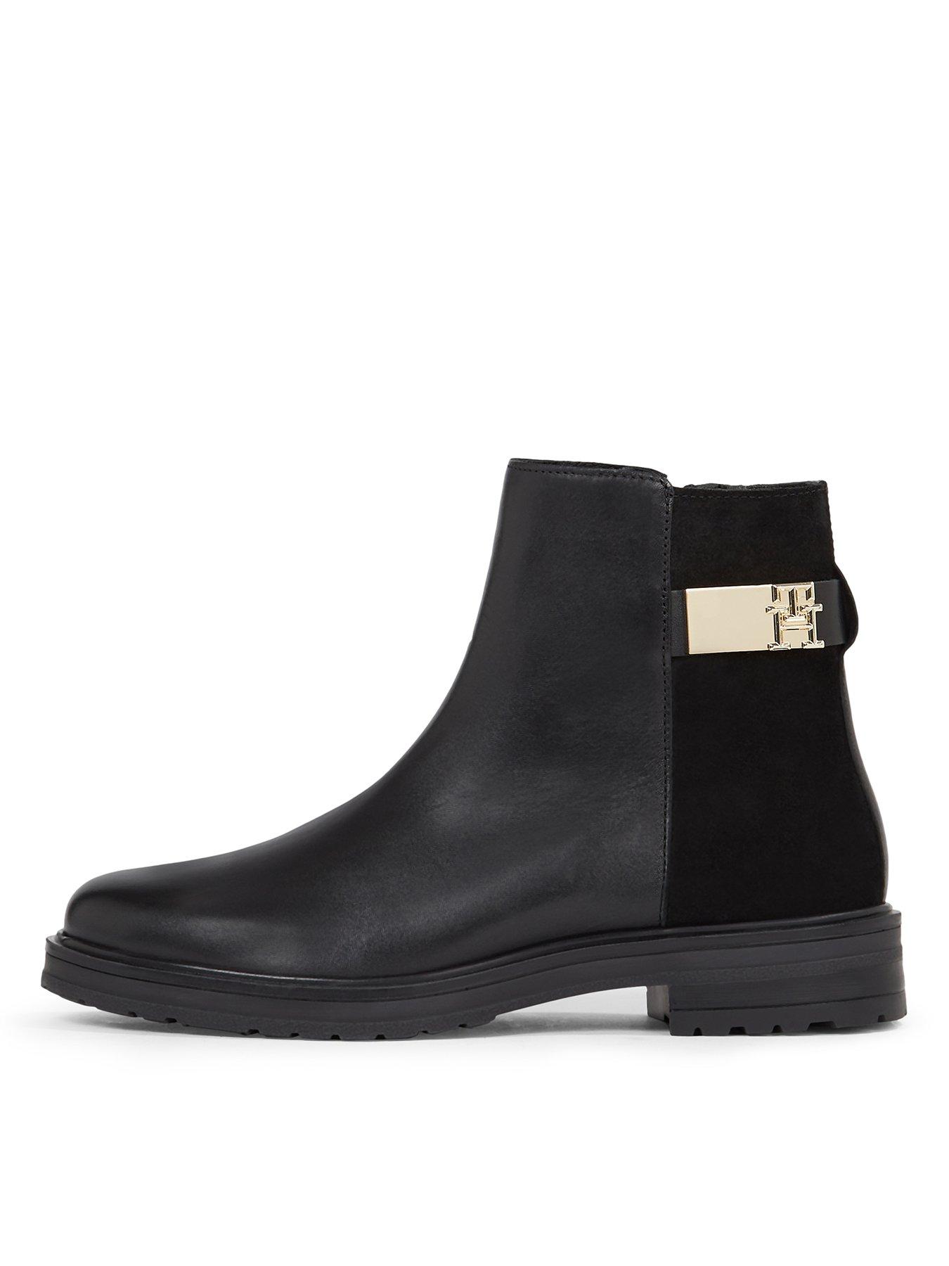 tommy-hilfiger-logo-leather-chelsea-boots-black