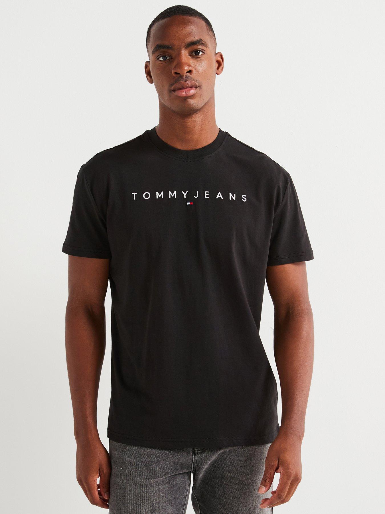 tommy-jeans-tommy-jeans-slim-fit-linear-logo-t-shirt-black