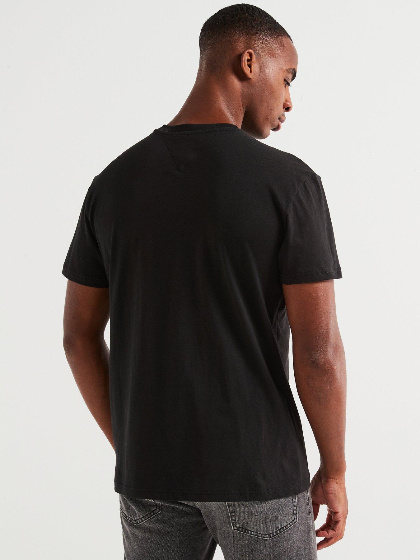 tommy-jeans-tommy-jeans-slim-fit-linear-logo-t-shirt-blackstillFront