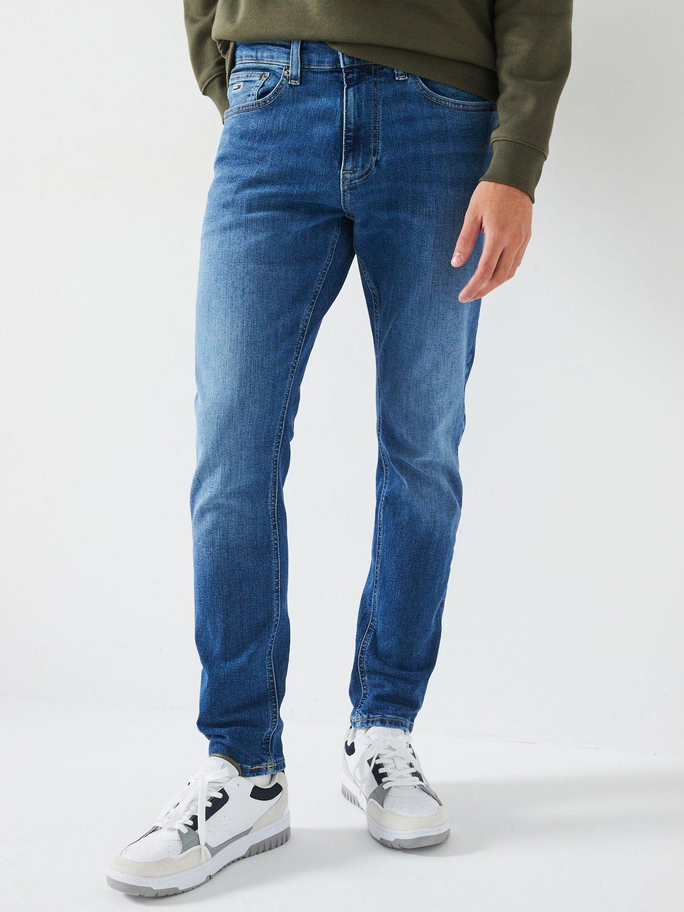 Tommy Jeans Austin Tapered Fit Stretch Jeans - Mid Wash