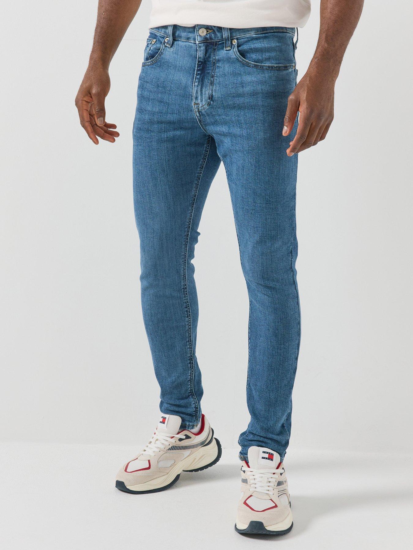 Tommy Jeans Austin Tapered Fit Stretch Jeans - Mid Wash