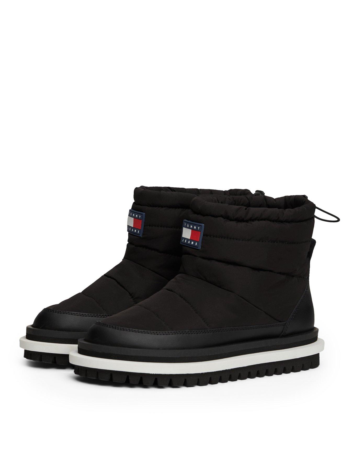 tommy-jeans-warm-lined-padded-cleat-ankle-boots-blackstillFront