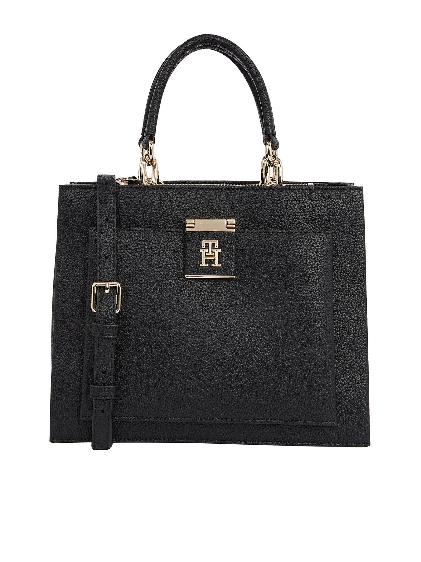 tommy-hilfiger-mini-crossbody-tote-bag-black