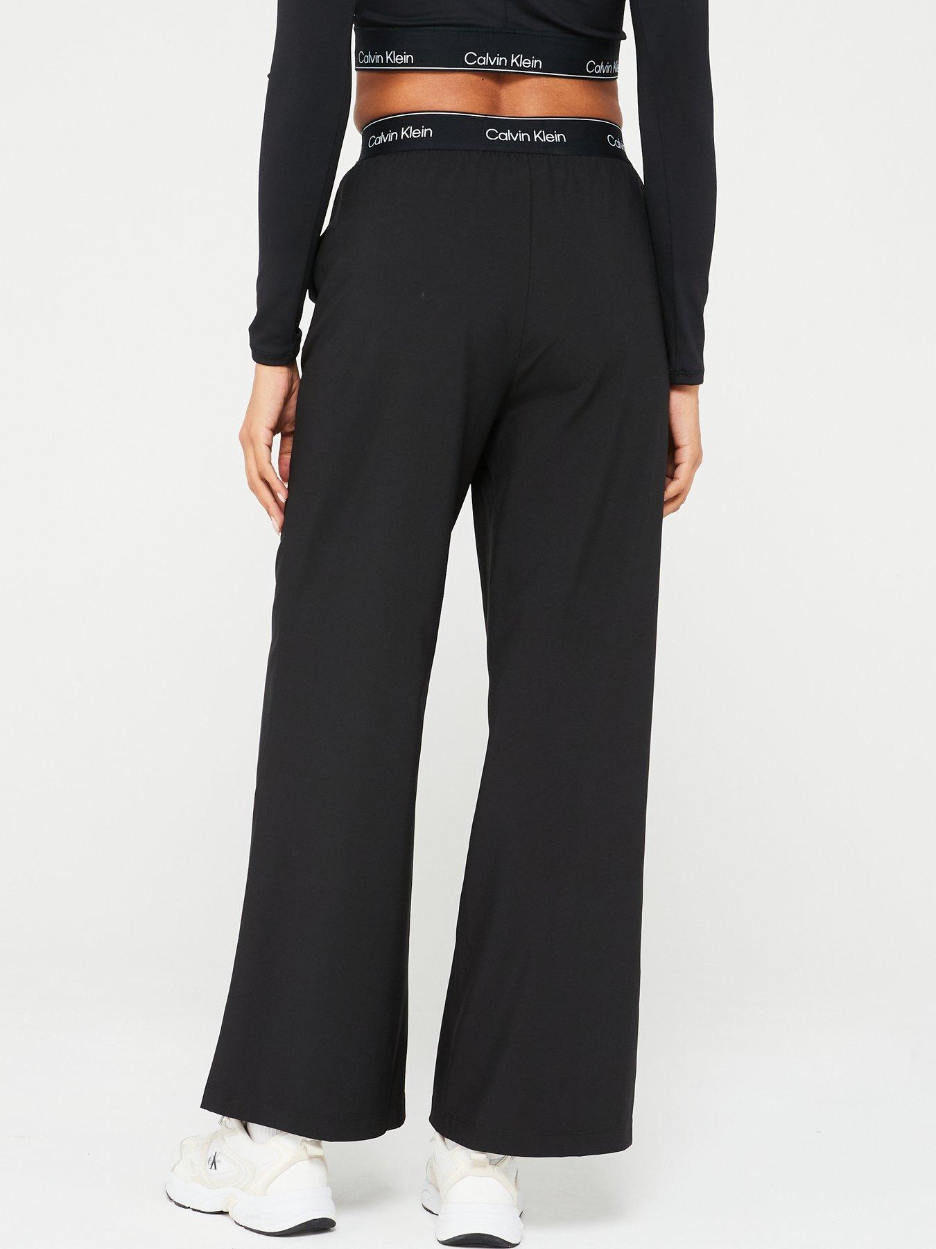 calvin-klein-sport-logo-waistband-wide-leg-jogger-blackstillFront