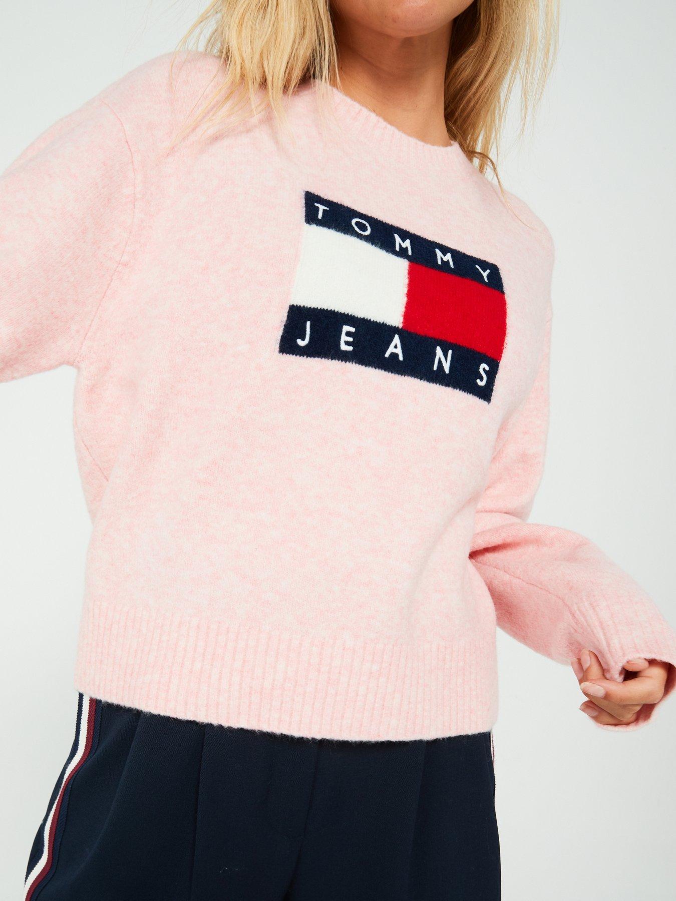 tommy-jeans-meacutelange-relaxed-jumper-with-wool-ballet-pinkoutfit