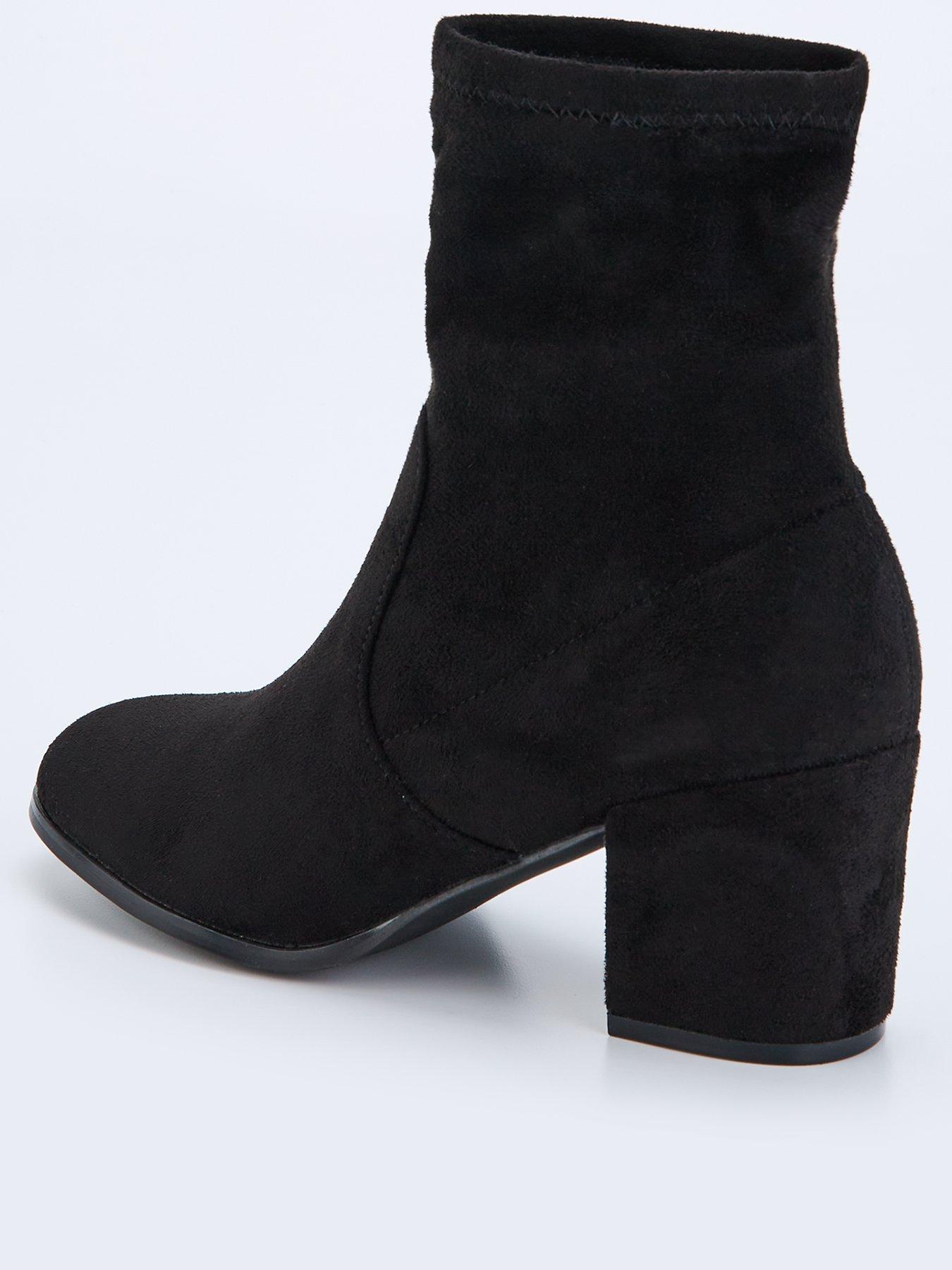 everyday-wide-fit-block-heel-sock-boot-blackback