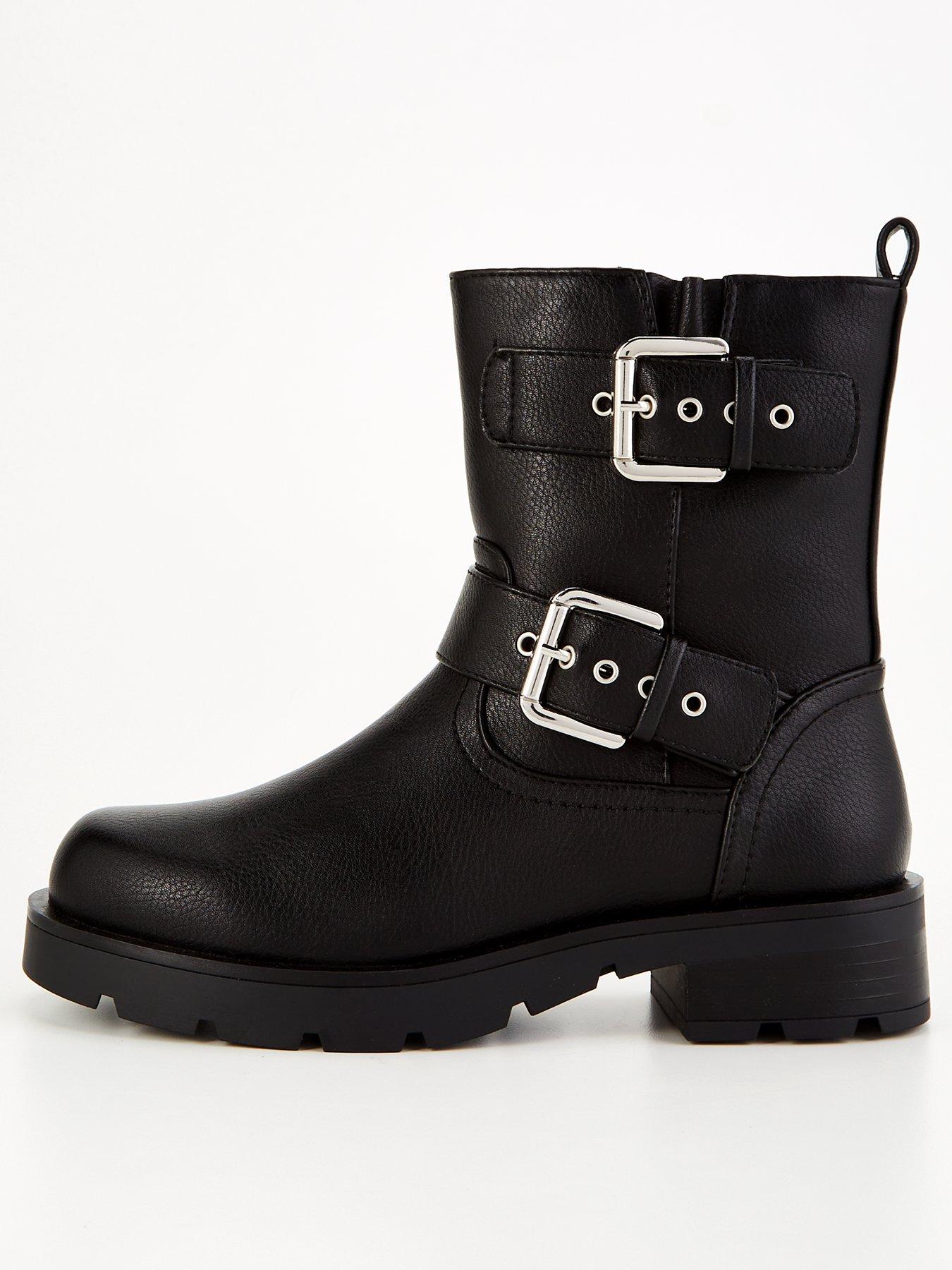 v-by-very-extra-wide-fit-biker-calf-boot-blackfront