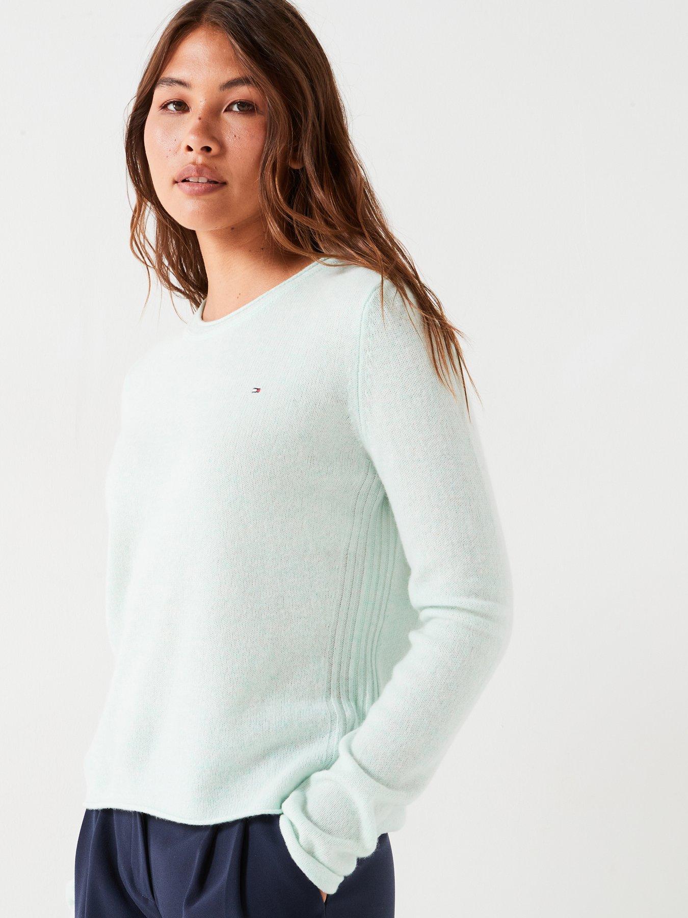 tommy-hilfiger-soft-wool-crew-neck-jumper-greenoutfit