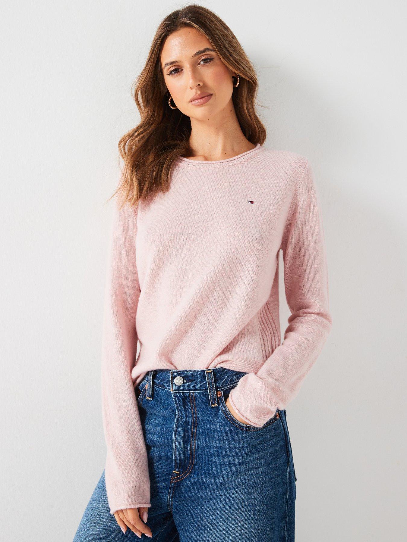 tommy-hilfiger-soft-wool-crew-neck-jumper-pink