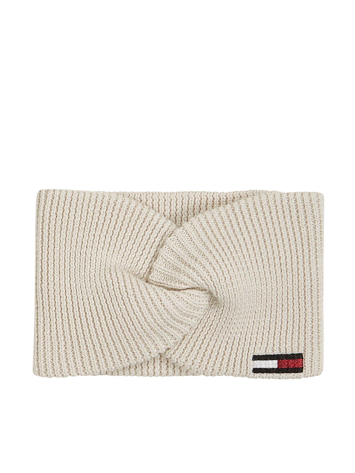 tommy-jeans-flag-logo-knitted-headband-cream