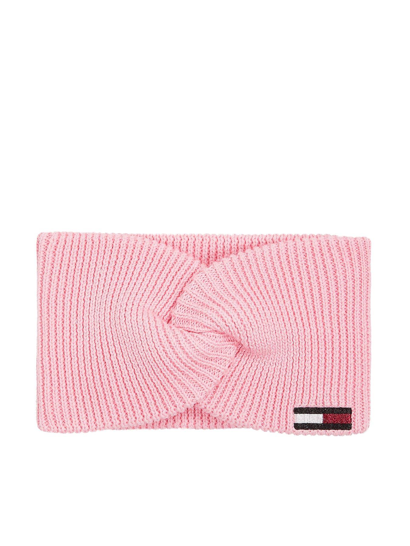 tommy-jeans-flag-logo-knitted-headband-pink