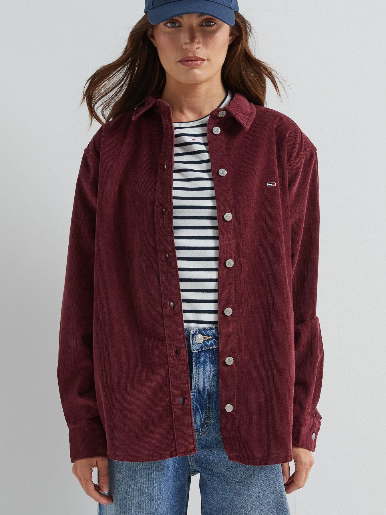 tommy-jeans-cord-overshirt-red