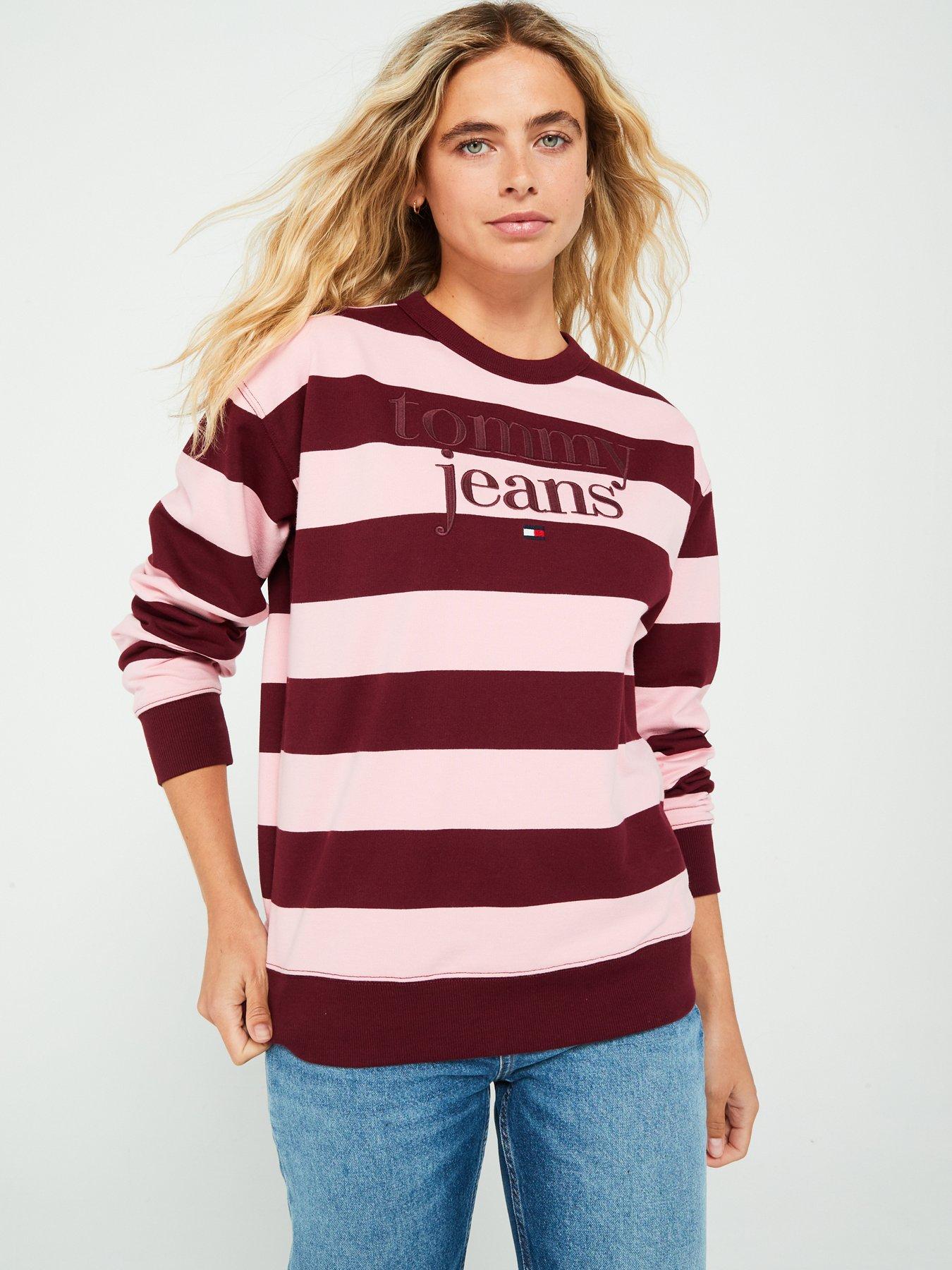 tommy-jeans-stripe-logo-sweatshirt-red