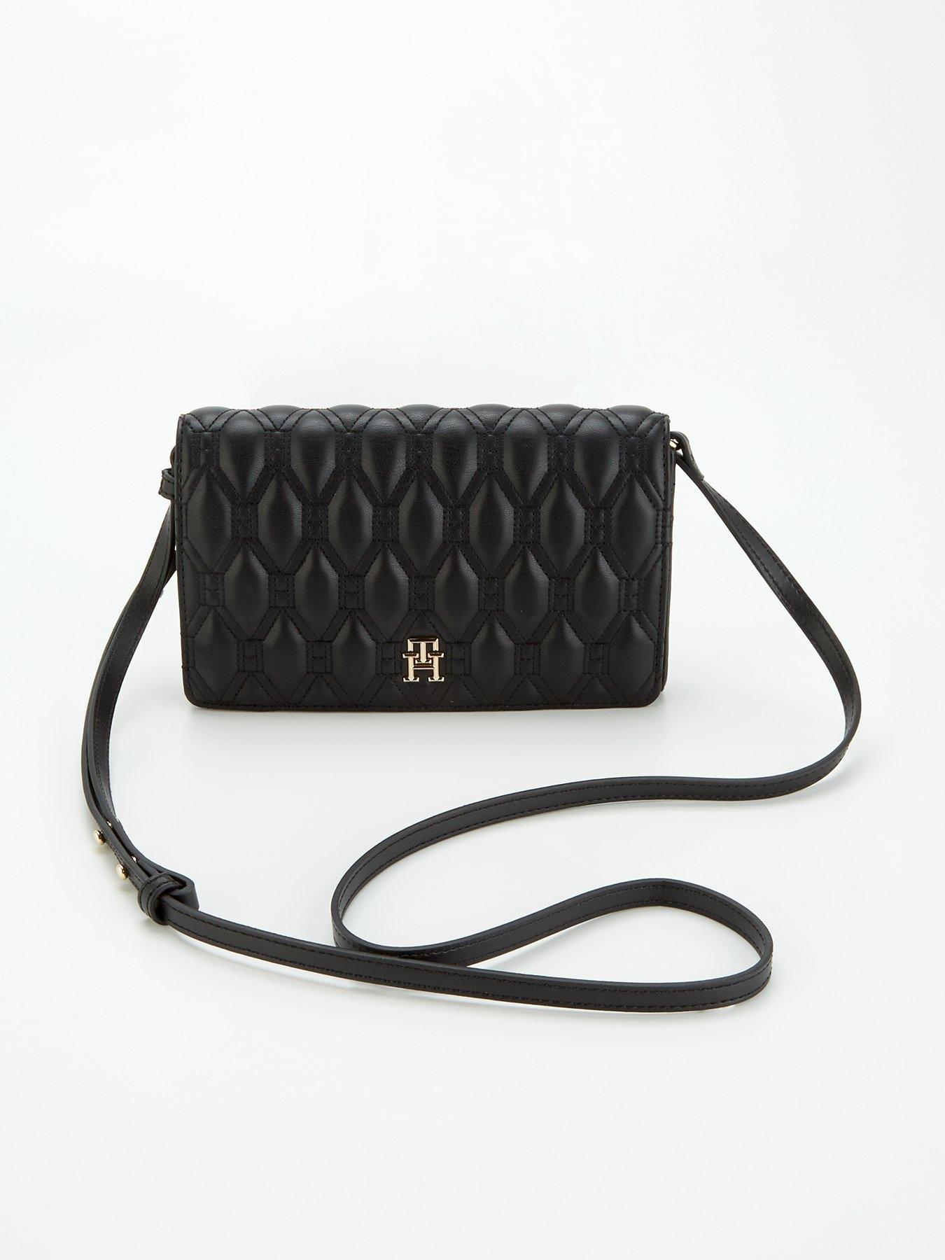 tommy-hilfiger-quilted-flap-crossover-bag-black