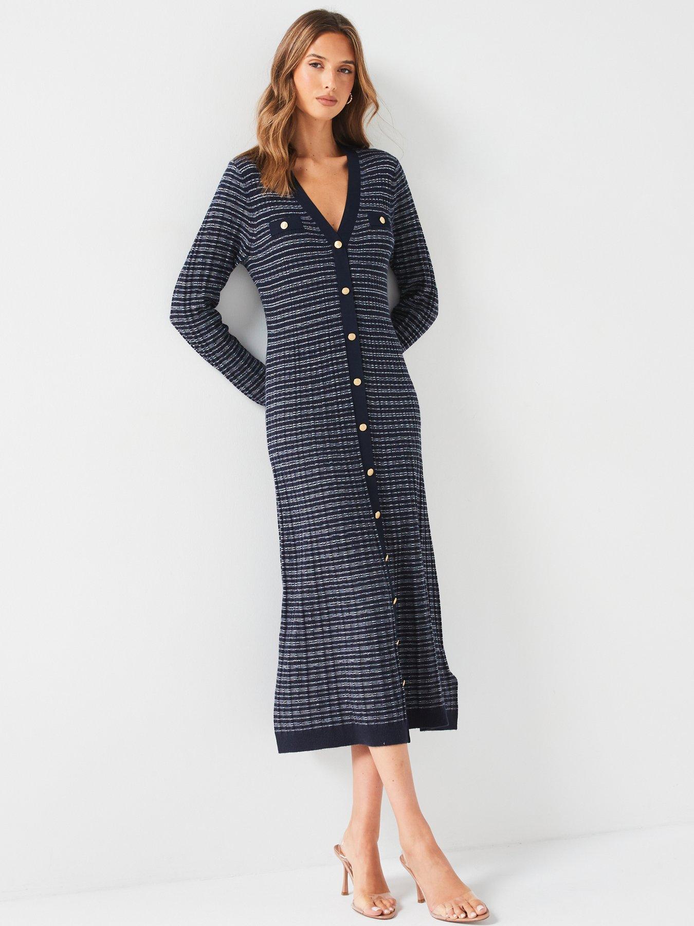 tommy-hilfiger-v-neck-striped-maxi-dress-navyback