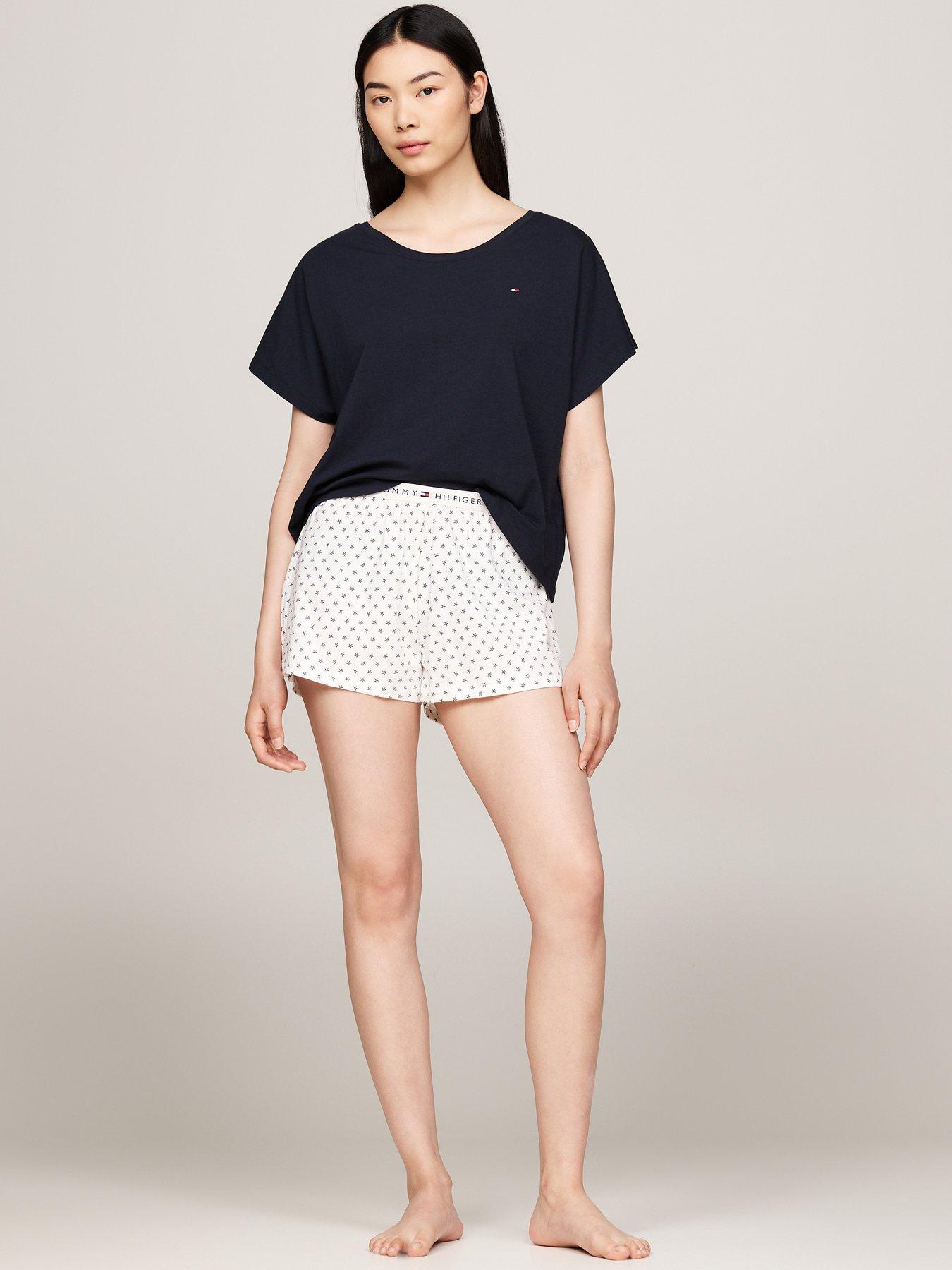 tommy-hilfiger-short-sleeve-pyjama-short-set-multifront