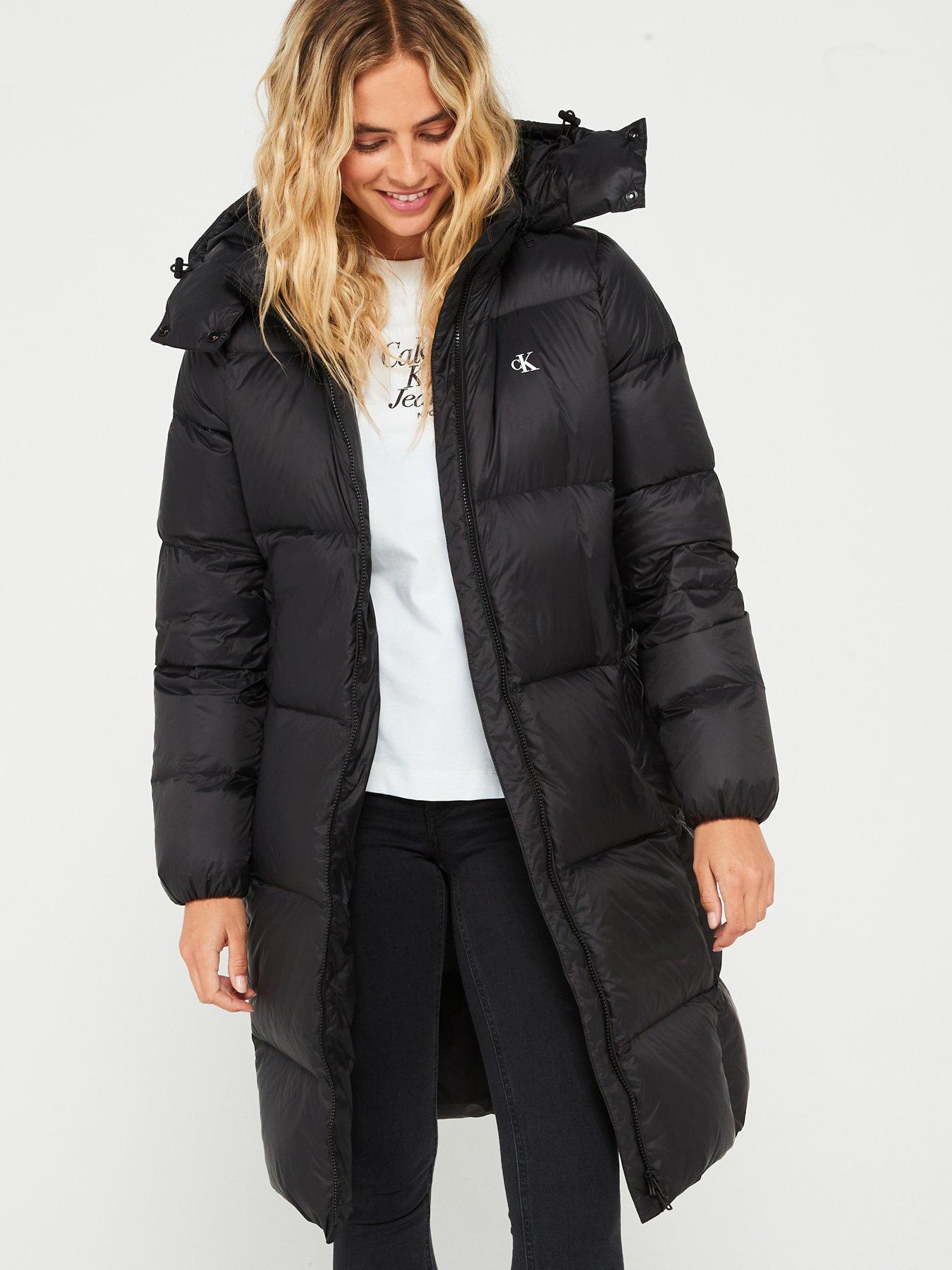 calvin-klein-jeans-down-maxi-length-padded-jacket-blackfront